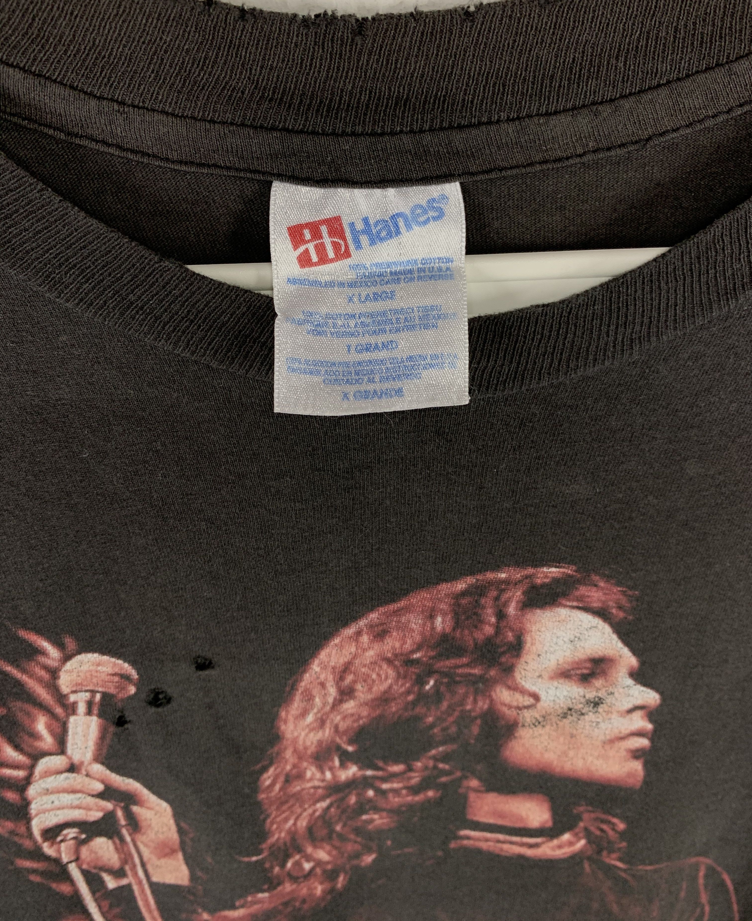 Band Tees × Vintage Jim morrison the doors light my fire vtg 90s distressed tee Size US XL / EU 56 / 4 - 13 Thumbnail