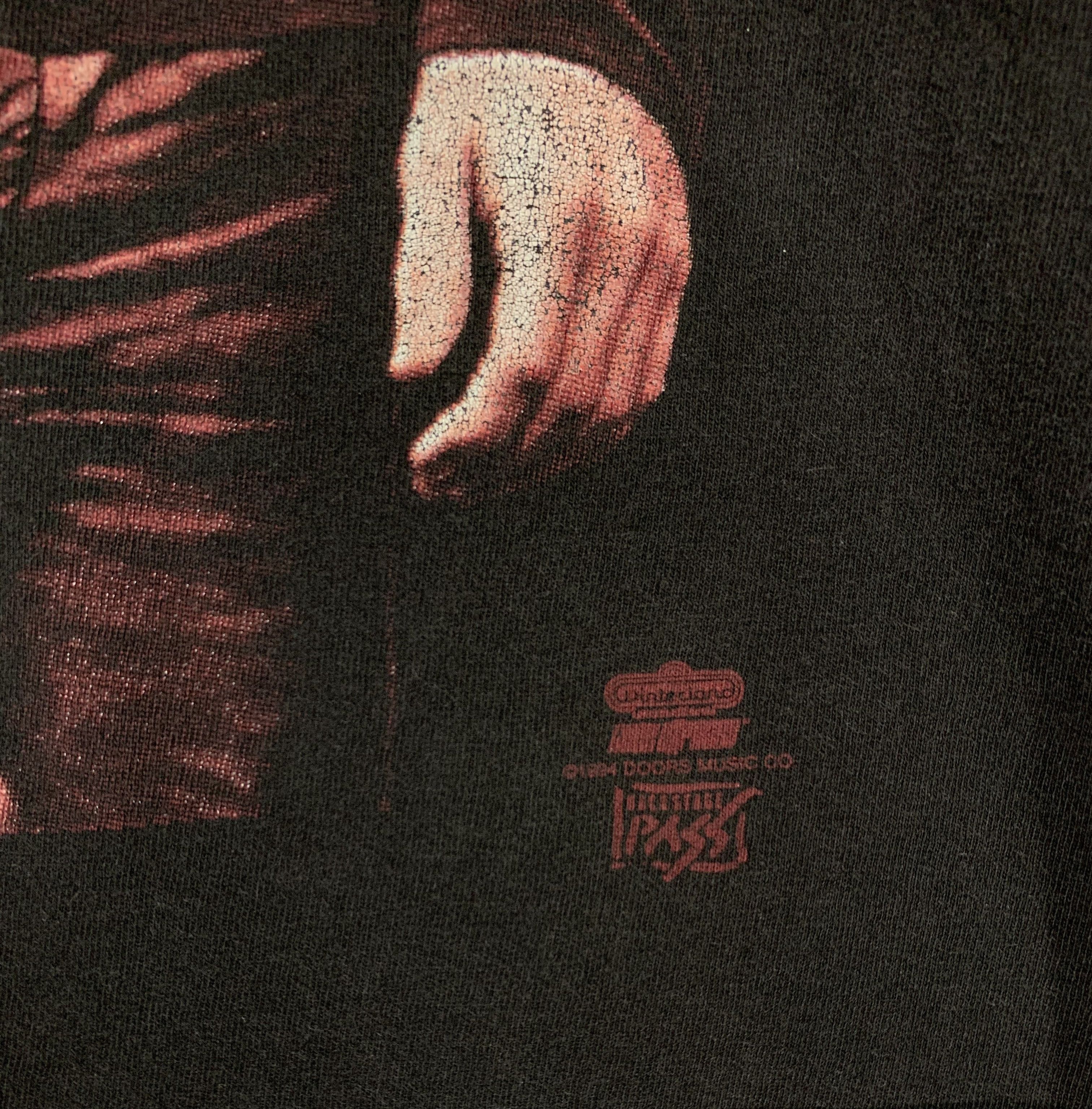 Band Tees × Vintage Jim morrison the doors light my fire vtg 90s distressed tee Size US XL / EU 56 / 4 - 7 Thumbnail