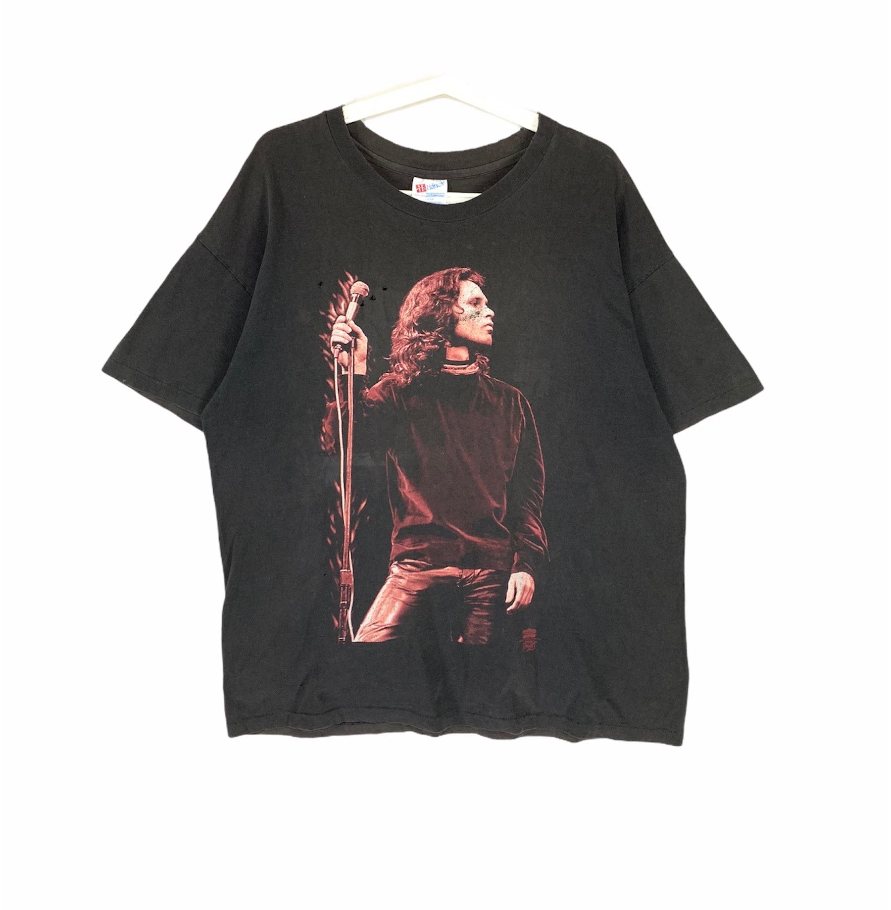 Band Tees × Vintage Jim morrison the doors light my fire vtg 90s distressed tee Size US XL / EU 56 / 4 - 1 Thumbnail