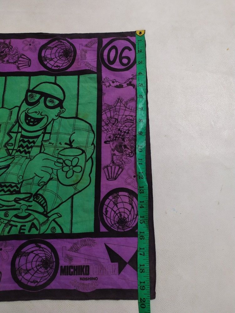 Michiko Koshino London Vintage Michiko London Fullprint Art Handkerchief Headband Size ONE SIZE - 7 Thumbnail