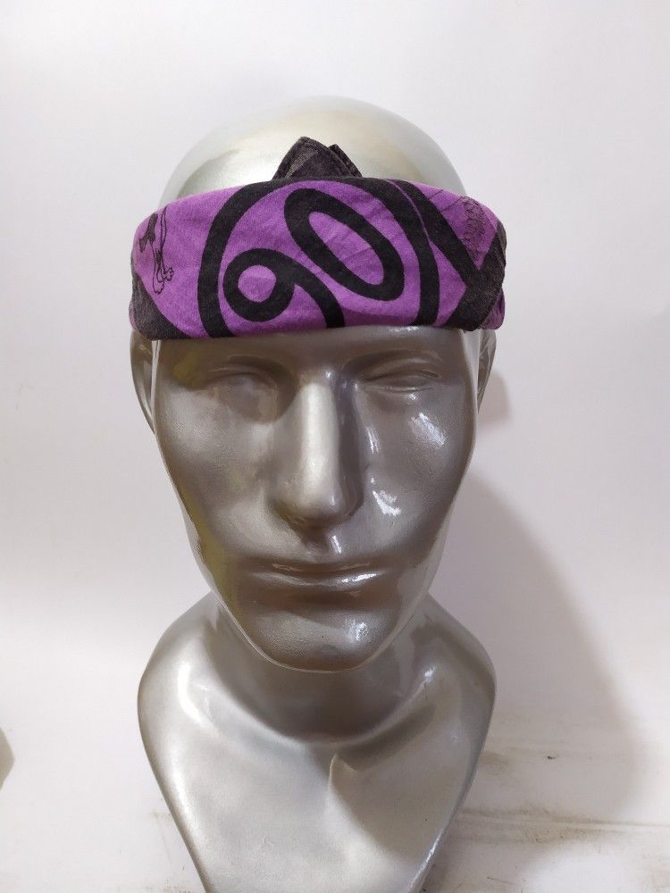Michiko Koshino London Vintage Michiko London Fullprint Art Handkerchief Headband Size ONE SIZE - 10 Thumbnail
