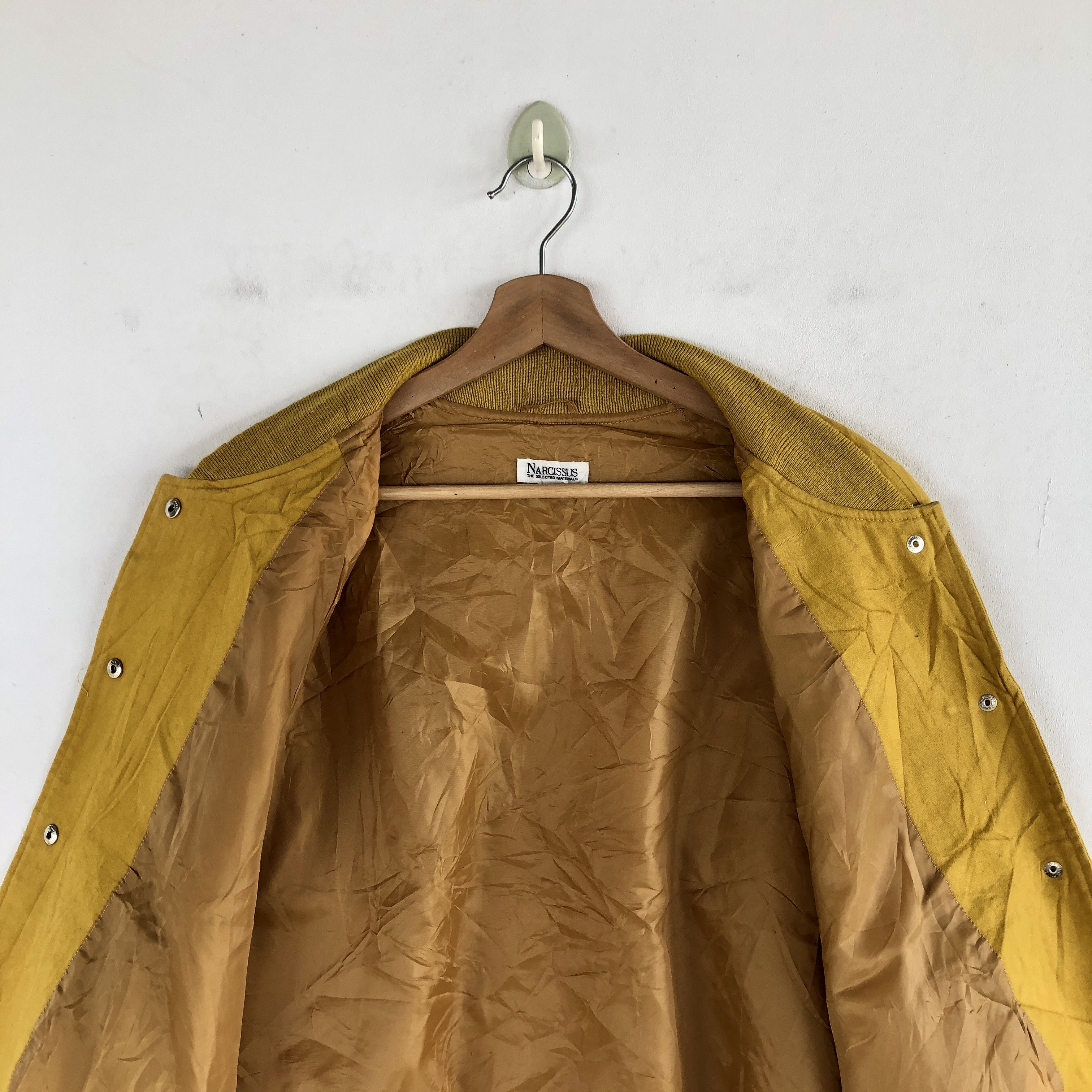 Japanese Brand × Vintage Vintage Narcissus Varsity Jackets Japanese Wool Jacket Size US L / EU 52-54 / 3 - 7 Thumbnail