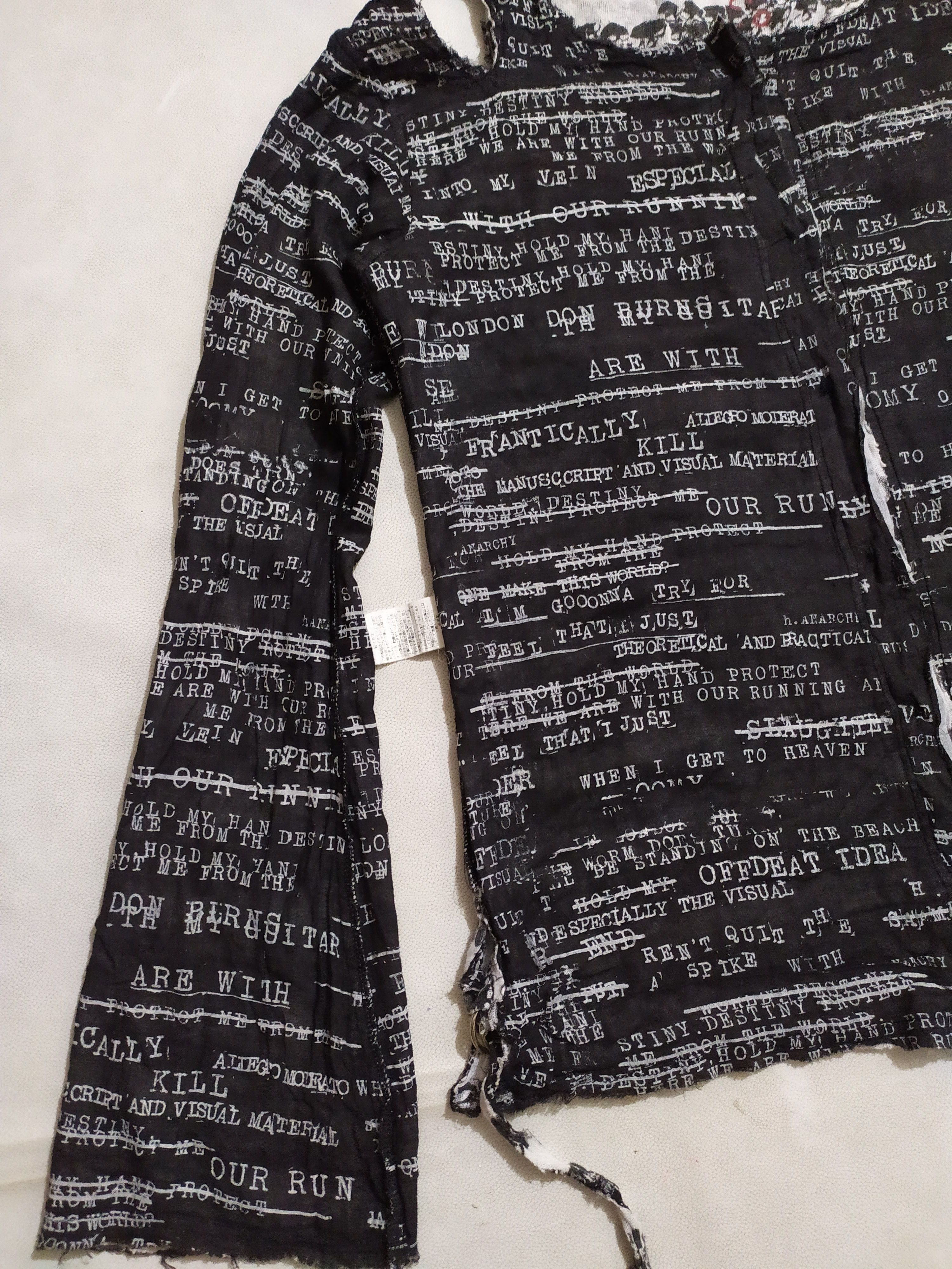 Japanese Brand Anarchy By H Naoto Reversible Skull Punk Bondage Distressed Size US M / EU 48-50 / 2 - 9 Thumbnail