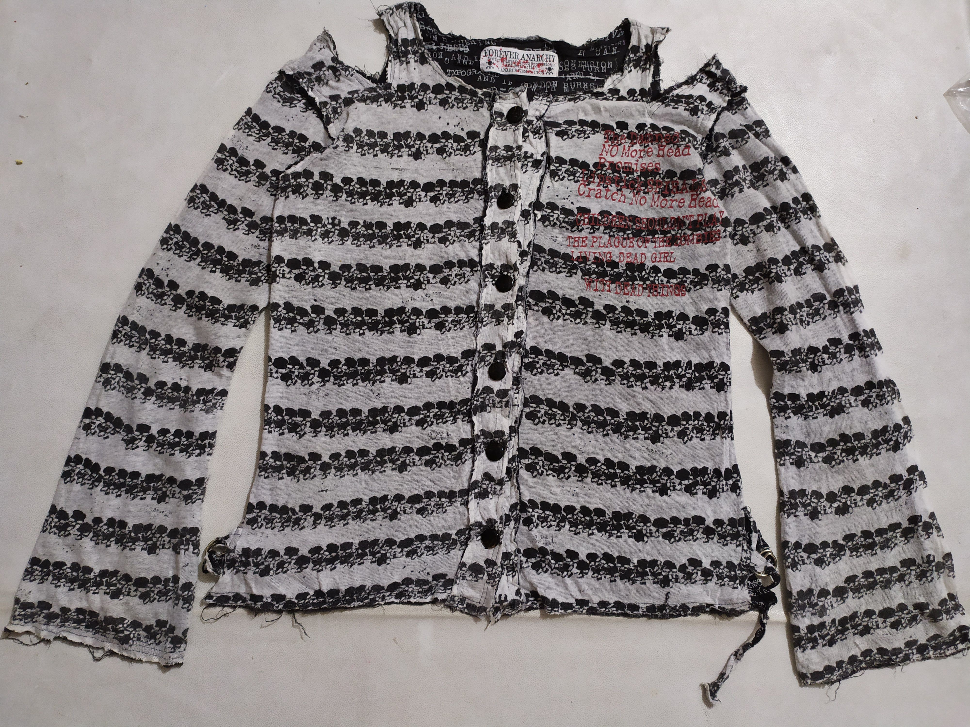 Japanese Brand Anarchy By H Naoto Reversible Skull Punk Bondage Distressed Size US M / EU 48-50 / 2 - 17 Thumbnail