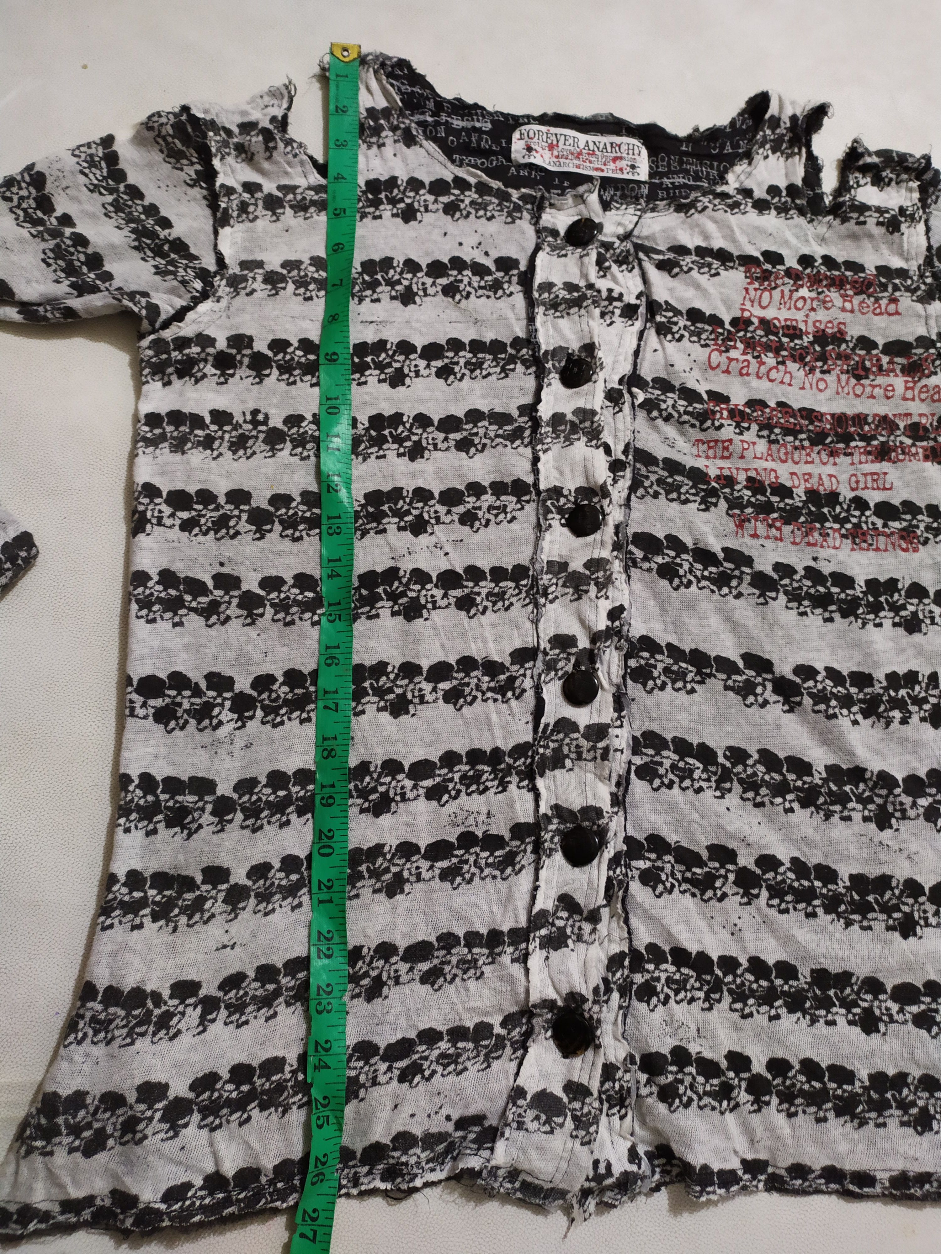 Japanese Brand Anarchy By H Naoto Reversible Skull Punk Bondage Distressed Size US M / EU 48-50 / 2 - 23 Thumbnail