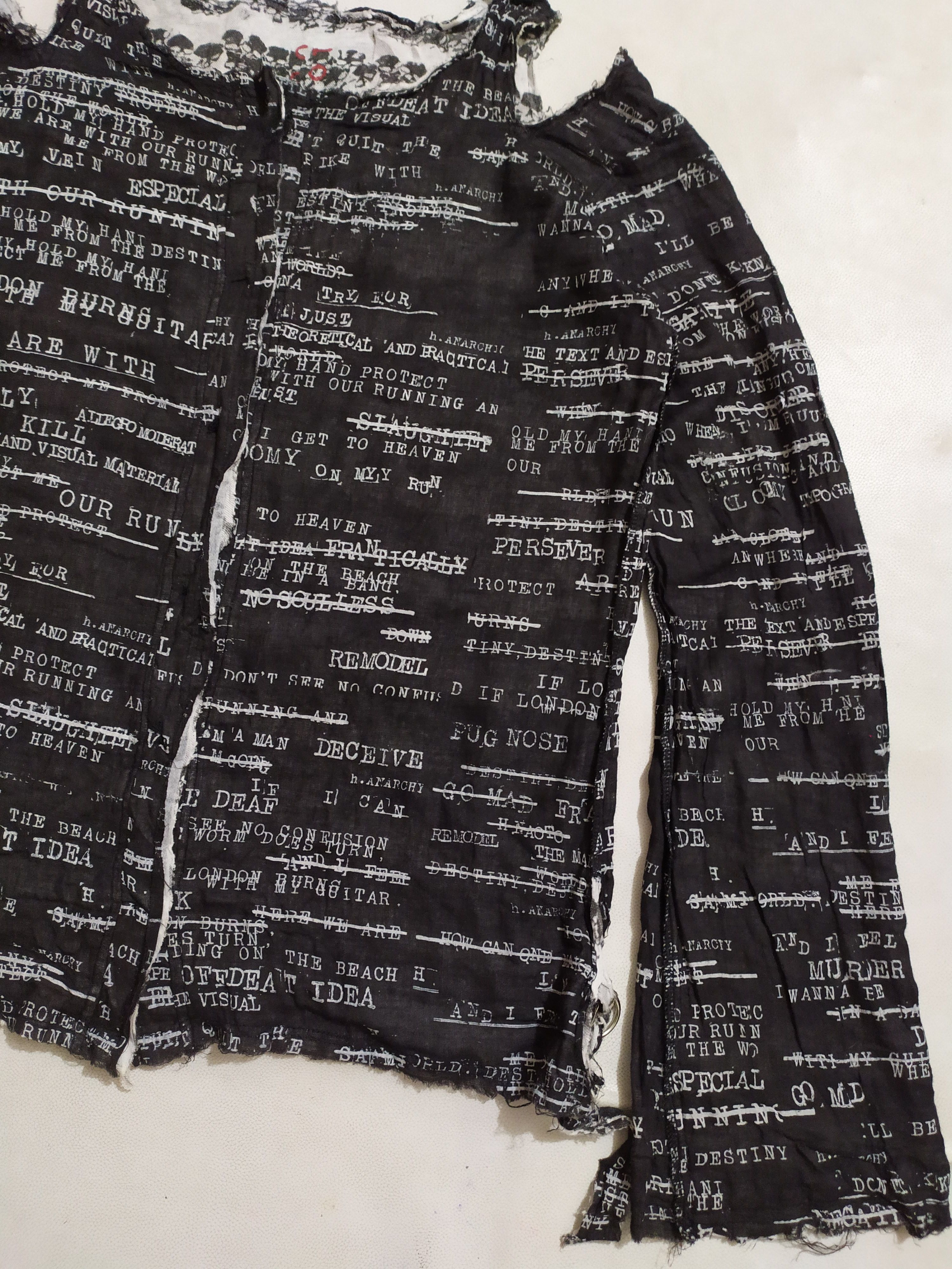 Japanese Brand Anarchy By H Naoto Reversible Skull Punk Bondage Distressed Size US M / EU 48-50 / 2 - 10 Thumbnail