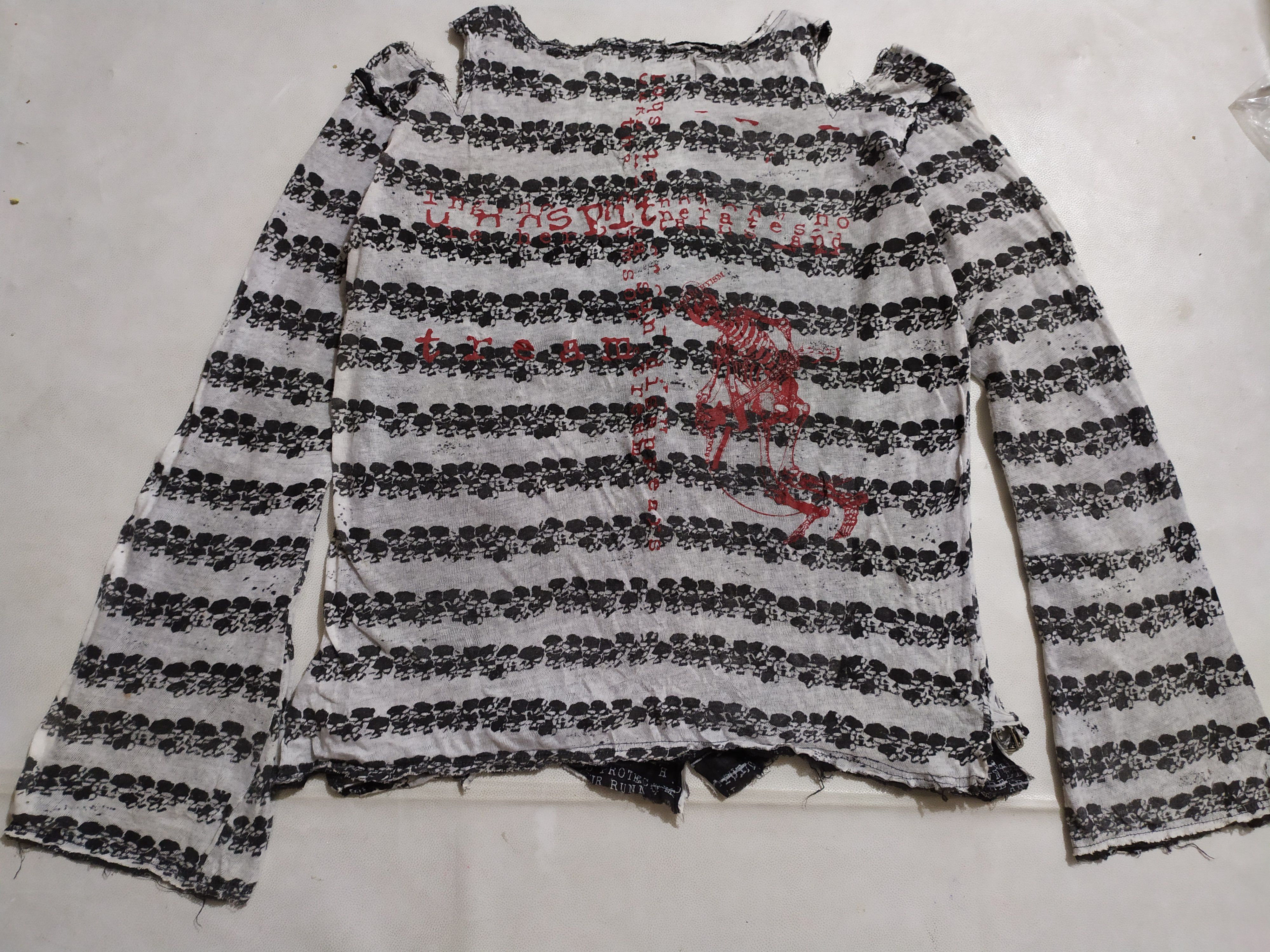 Japanese Brand Anarchy By H Naoto Reversible Skull Punk Bondage Distressed Size US M / EU 48-50 / 2 - 19 Thumbnail