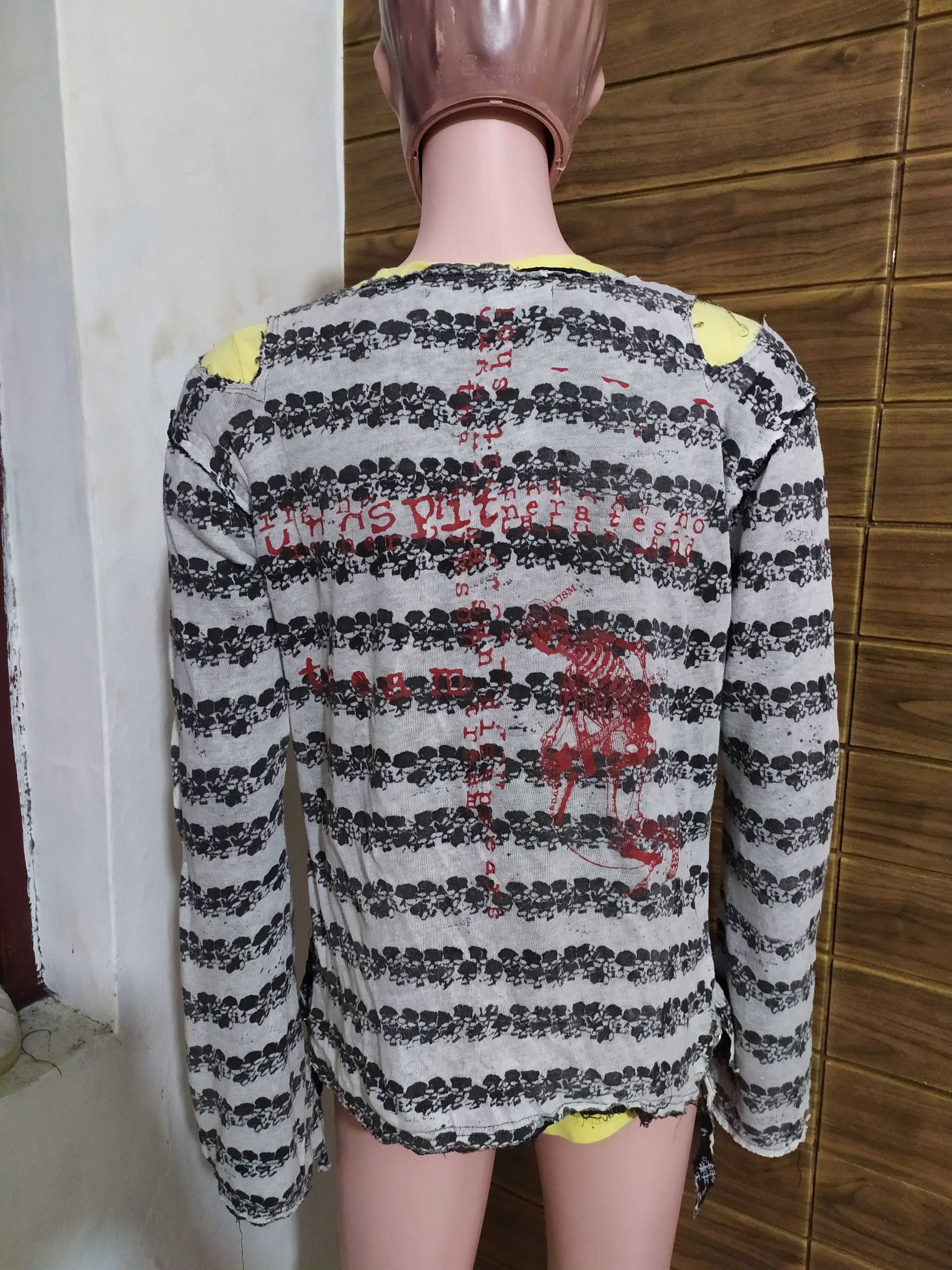 Japanese Brand Anarchy By H Naoto Reversible Skull Punk Bondage Distressed Size US M / EU 48-50 / 2 - 3 Thumbnail