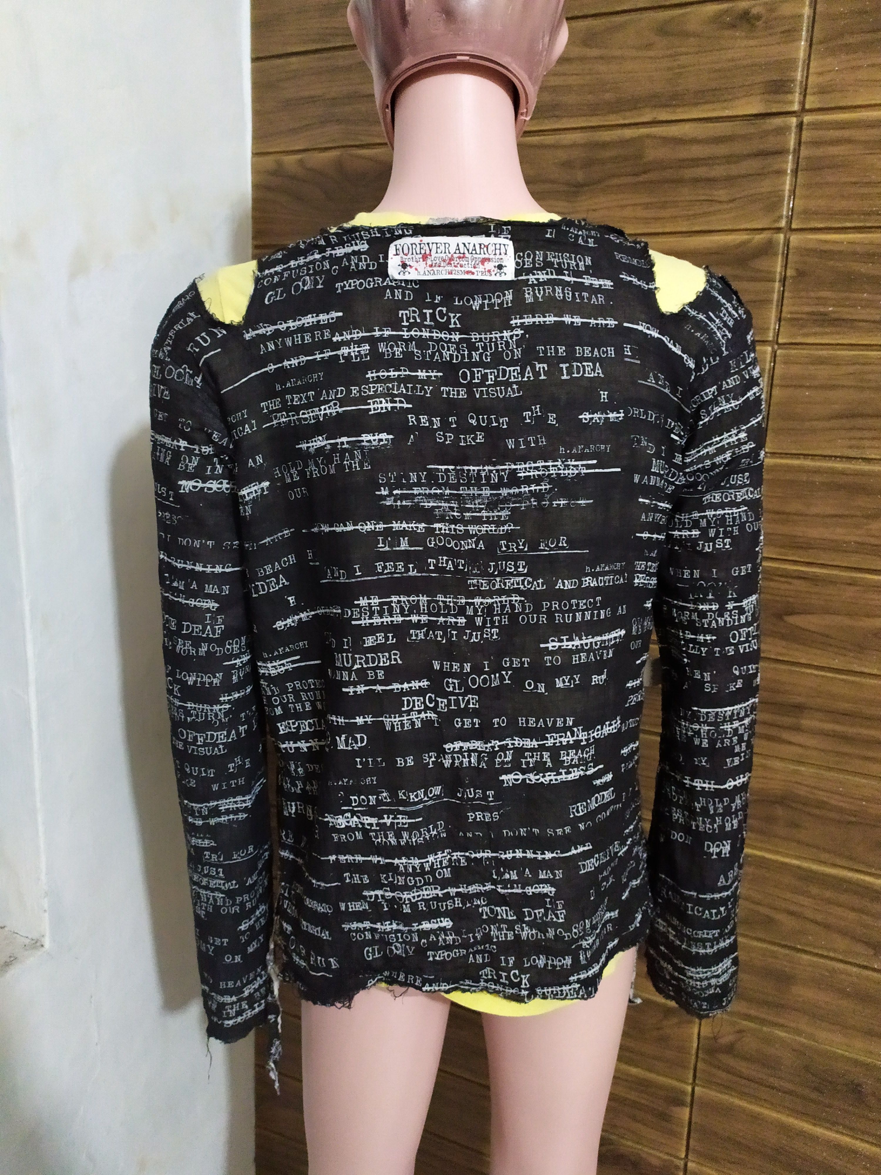 Japanese Brand Anarchy By H Naoto Reversible Skull Punk Bondage Distressed Size US M / EU 48-50 / 2 - 6 Thumbnail