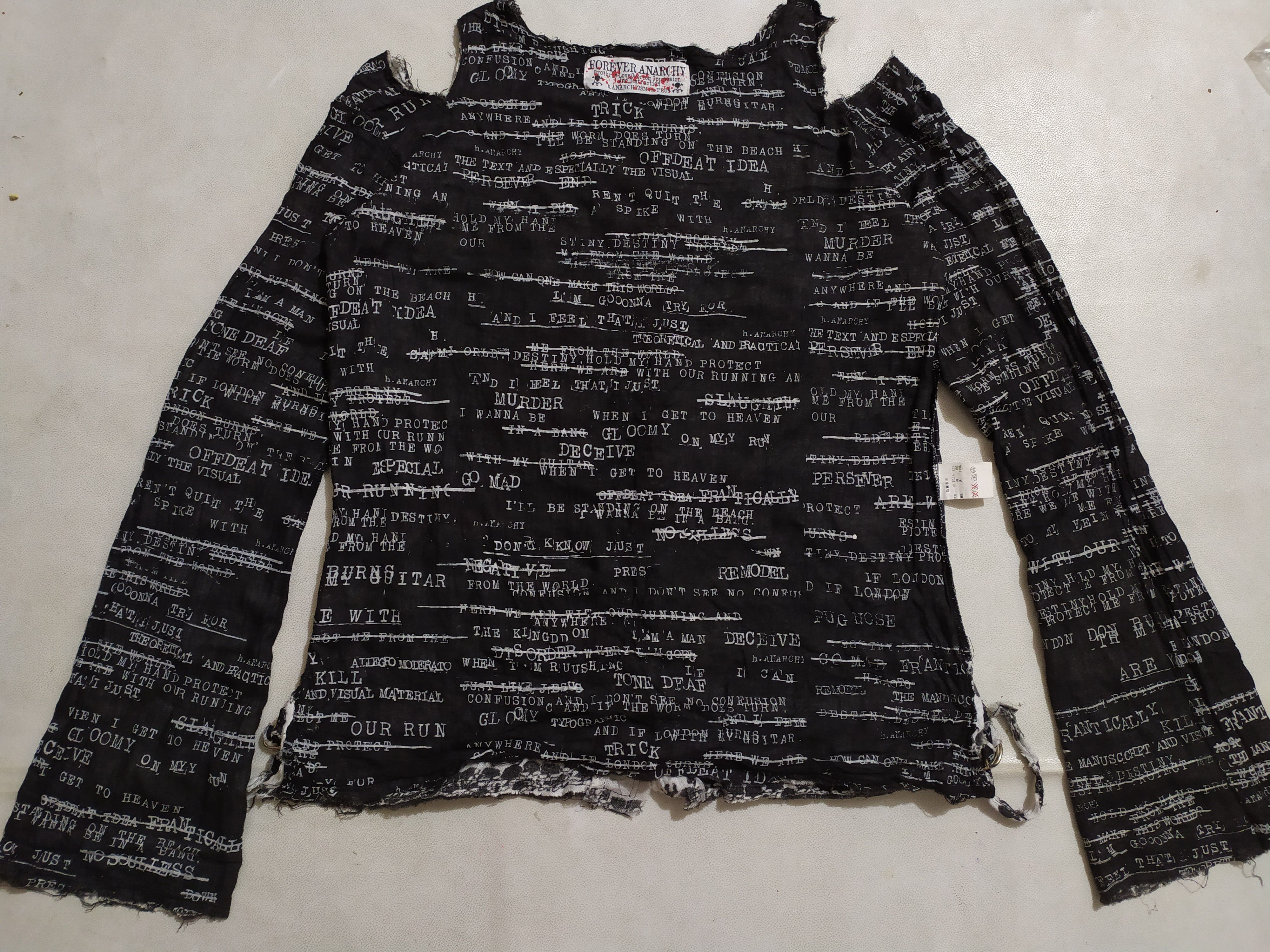 Japanese Brand Anarchy By H Naoto Reversible Skull Punk Bondage Distressed Size US M / EU 48-50 / 2 - 15 Thumbnail