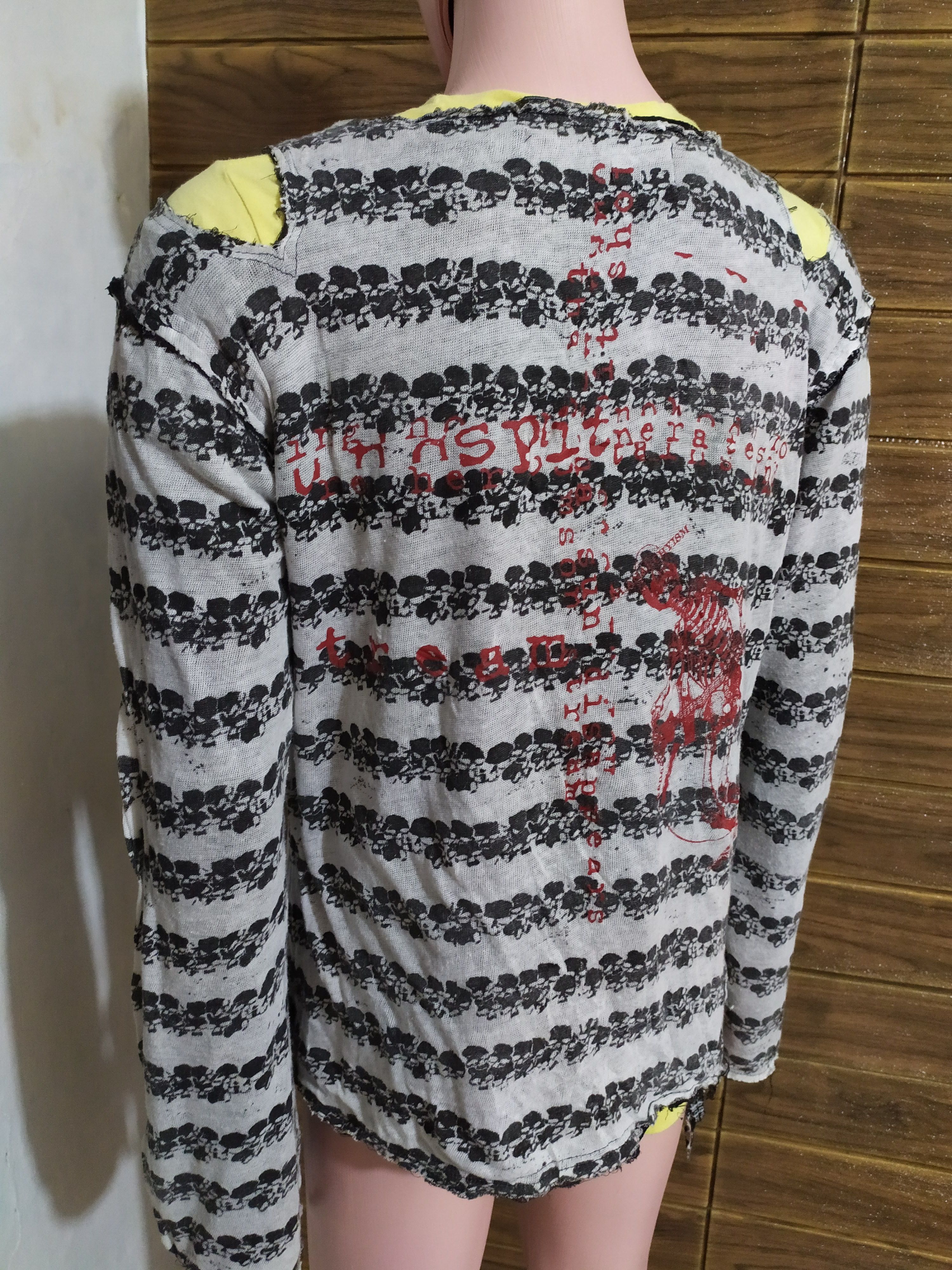 Japanese Brand Anarchy By H Naoto Reversible Skull Punk Bondage Distressed Size US M / EU 48-50 / 2 - 4 Thumbnail