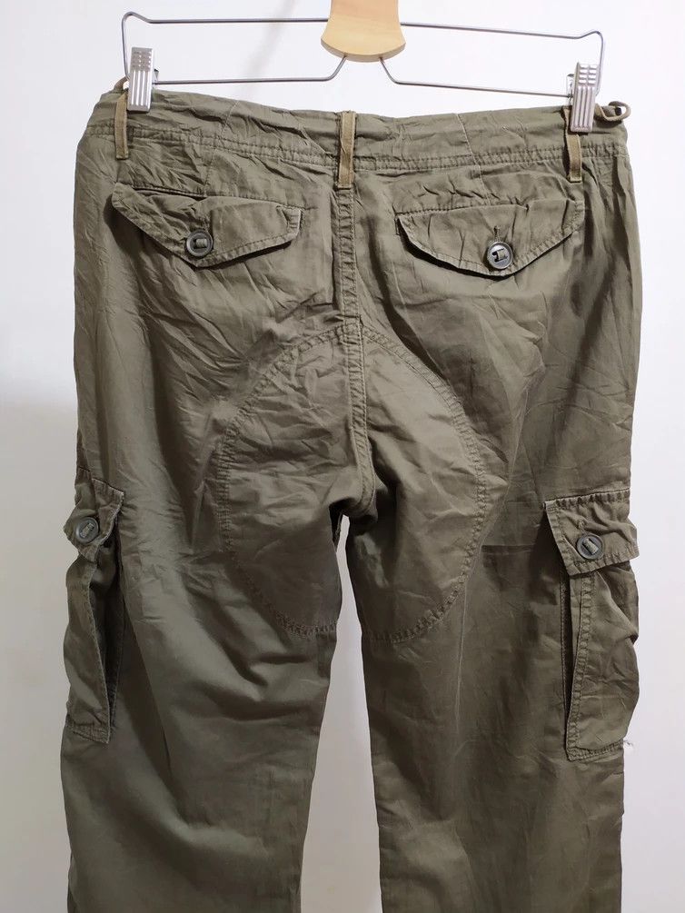 Japanese Brand 🔥BACK NUMBER Drawstring Waist/Hem MultiPocket CargoPants Size US 30 / EU 46 - 6 Thumbnail