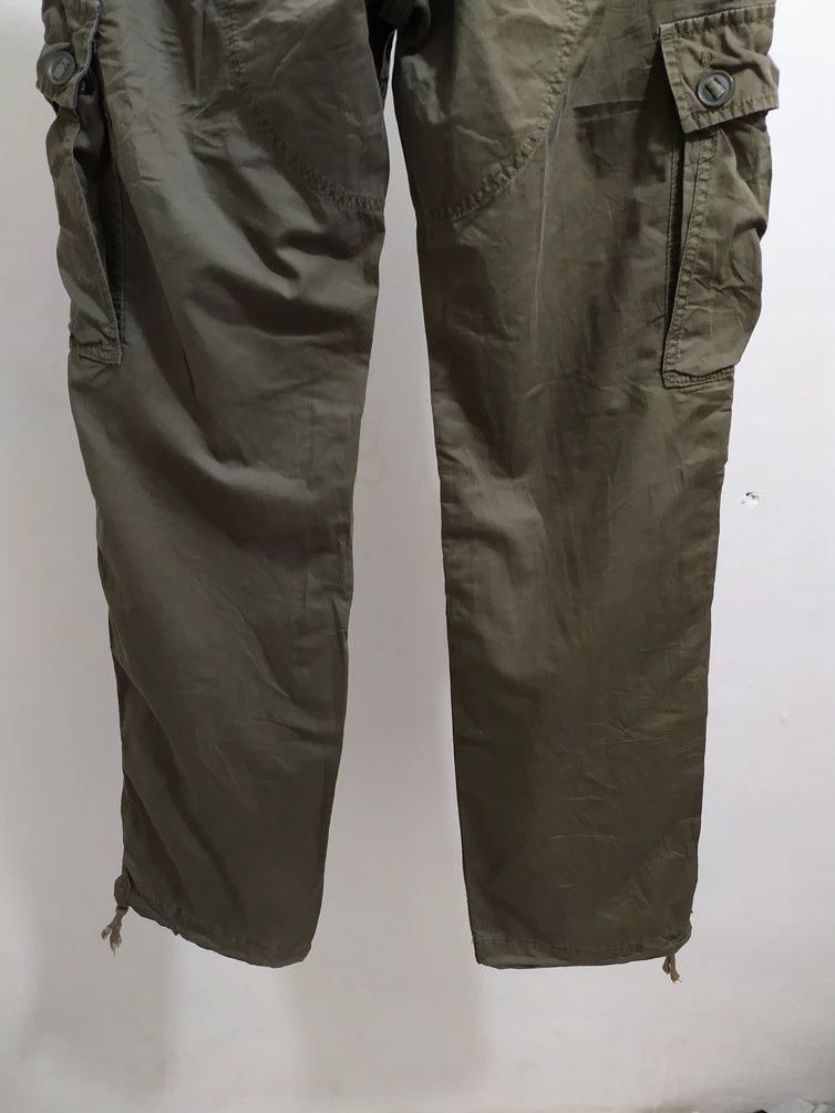 Japanese Brand 🔥BACK NUMBER Drawstring Waist/Hem MultiPocket CargoPants Size US 30 / EU 46 - 7 Thumbnail