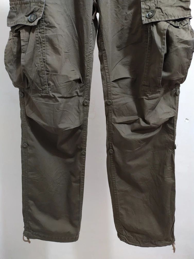 Japanese Brand 🔥BACK NUMBER Drawstring Waist/Hem MultiPocket CargoPants Size US 30 / EU 46 - 3 Thumbnail