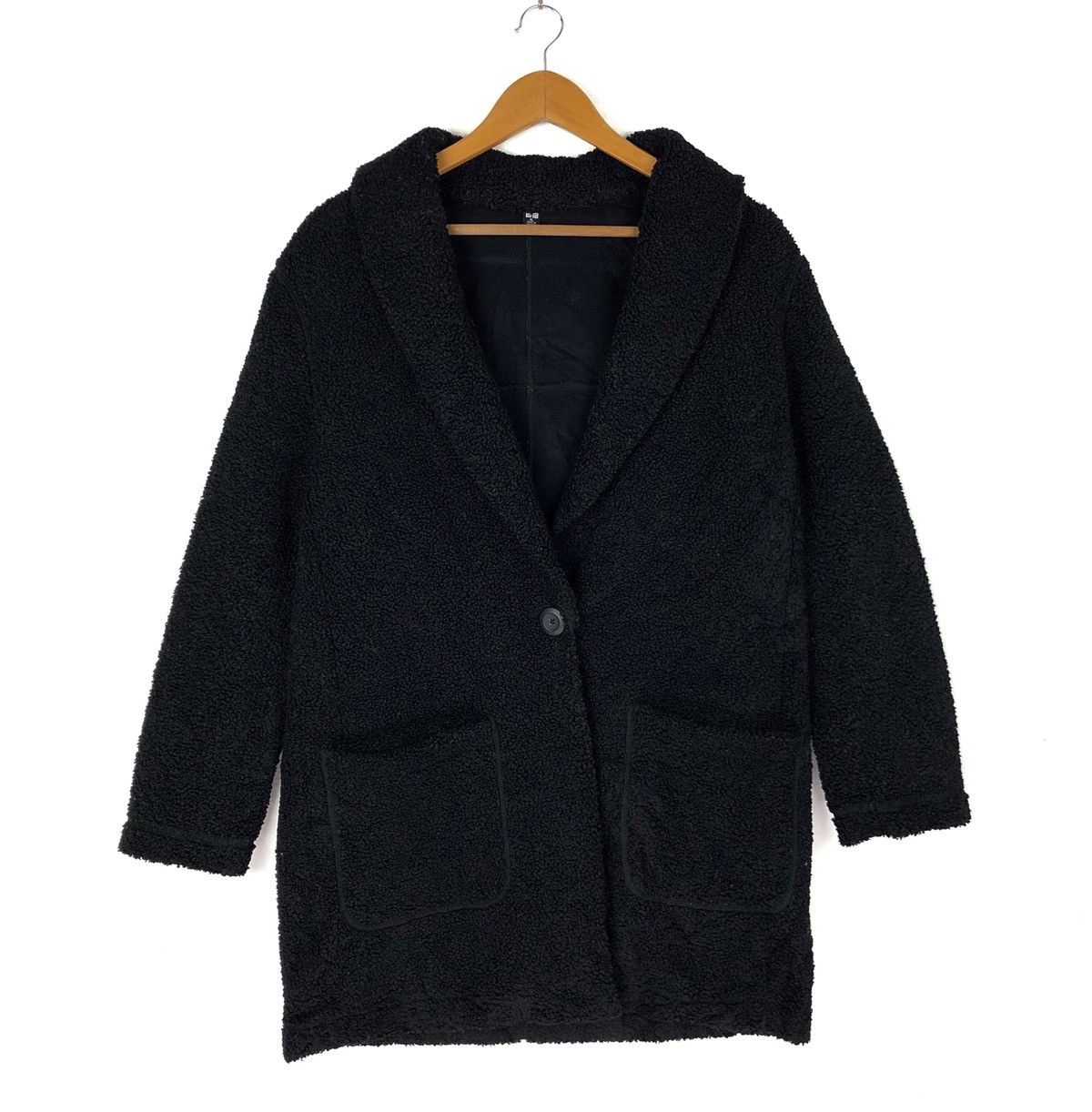 Japanese Brand × Uniqlo Shawl Collar Fleece Sherpa Uniqlo Jacket Size US L / EU 52-54 / 3 - 2 Thumbnail