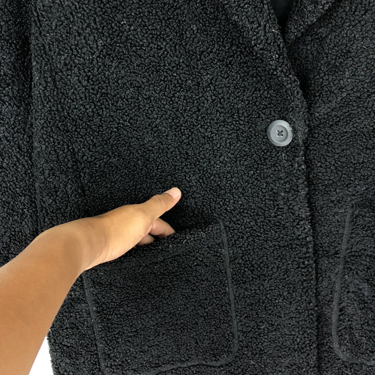 Japanese Brand × Uniqlo Shawl Collar Fleece Sherpa Uniqlo Jacket Size US L / EU 52-54 / 3 - 4 Thumbnail