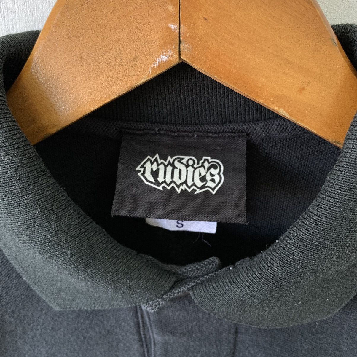 Japanese Brand Vintage Rudies Underground Subculture Polo Black Shirt Size US S / EU 44-46 / 1 - 3 Thumbnail