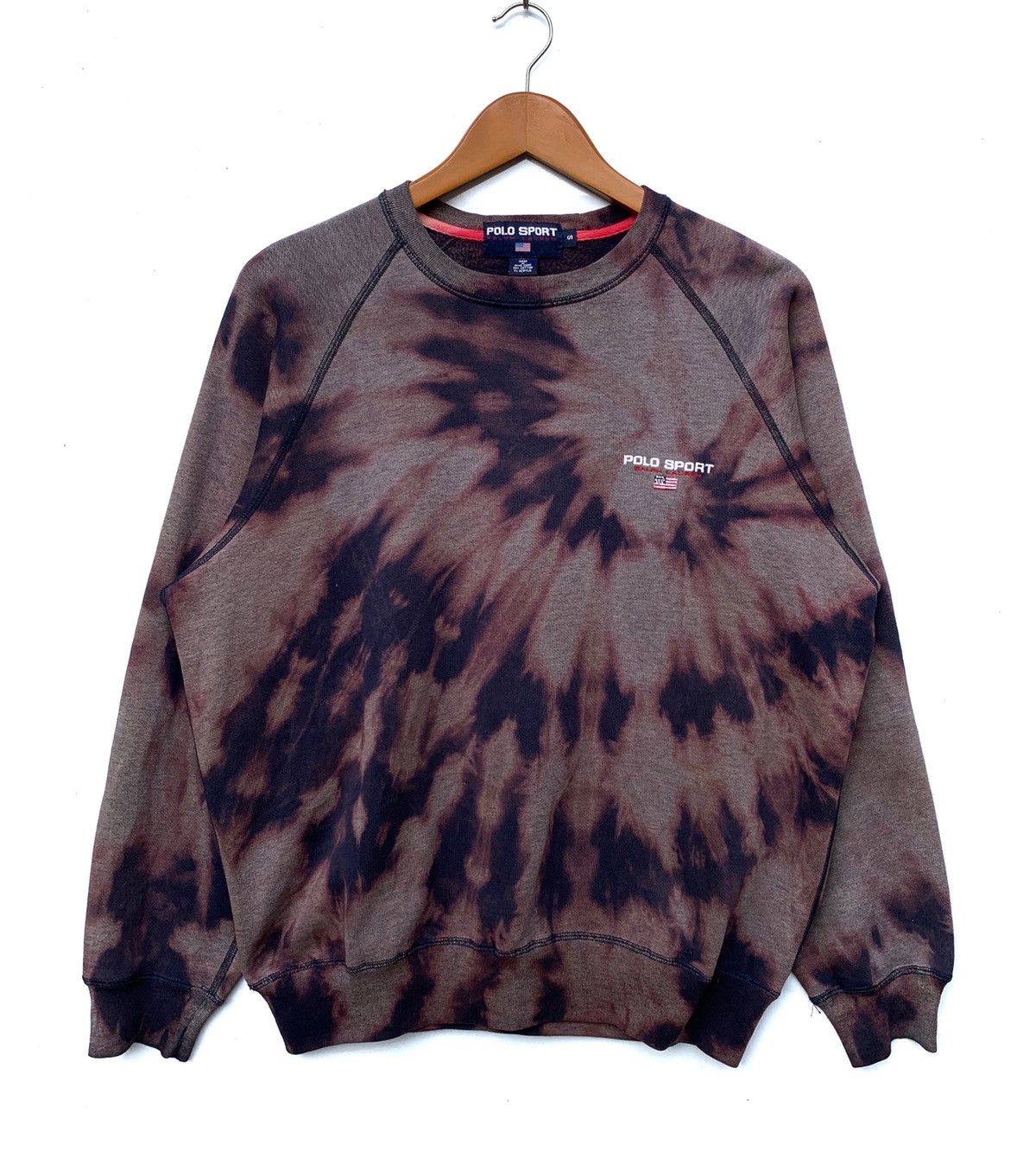 Polo Ralph Lauren × Vintage Polo Sport Custom Bleach Wash Crewneck Sweatshirt*SIZE FIT M Size US S / EU 44-46 / 1 - 1 Thumbnail