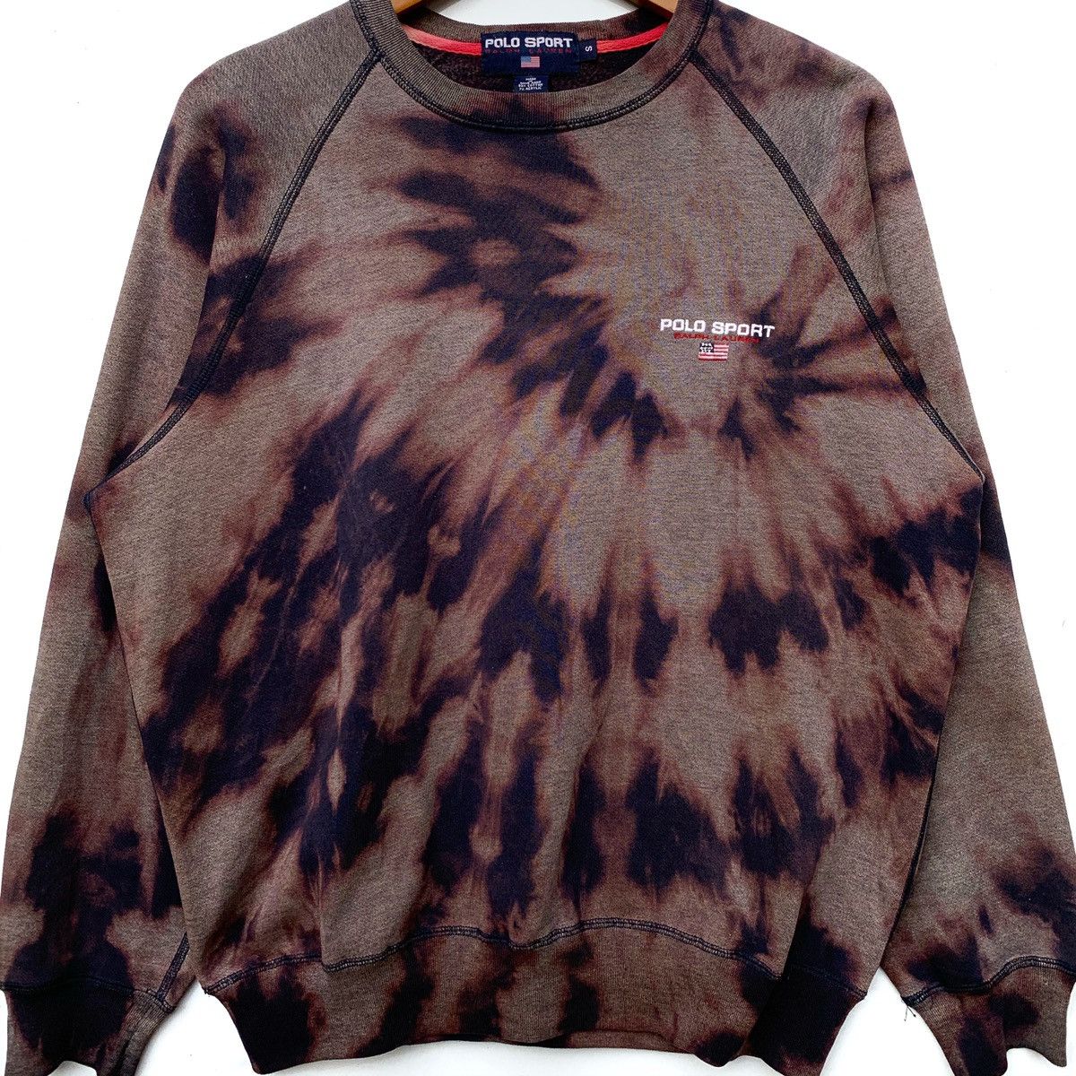 Polo Ralph Lauren × Vintage Polo Sport Custom Bleach Wash Crewneck Sweatshirt*SIZE FIT M Size US S / EU 44-46 / 1 - 2 Thumbnail