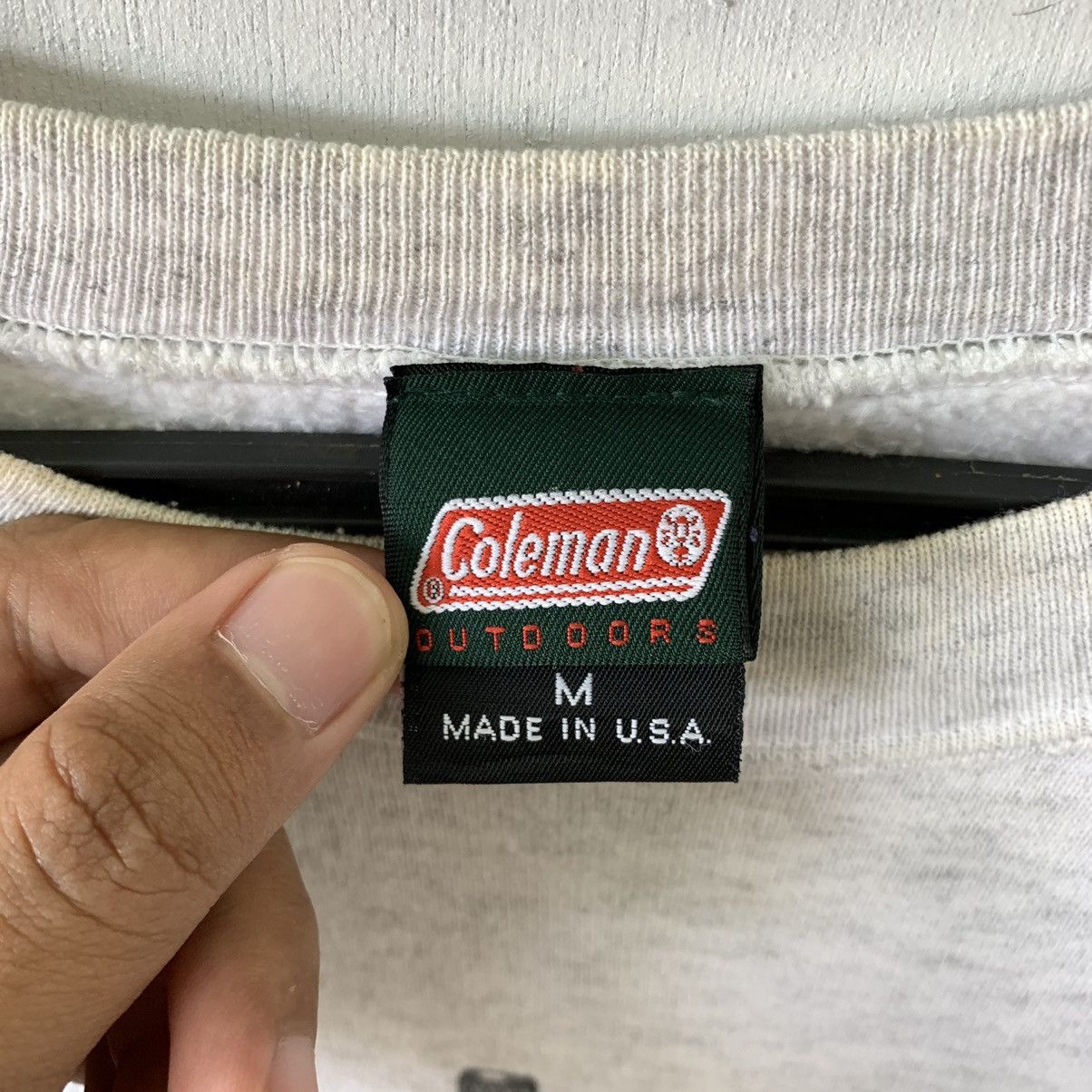 Coleman × Vintage Vintage 90s Coleman Outdoor Crewneck Sweatshirt Size US M / EU 48-50 / 2 - 4 Thumbnail