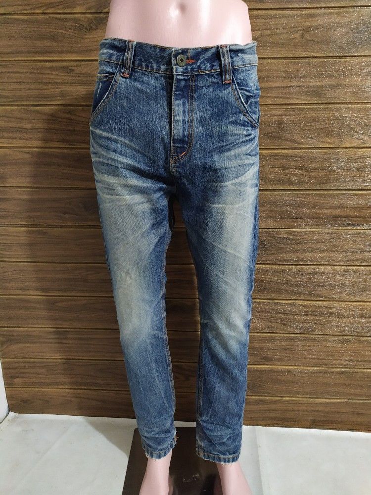 Japanese Brand 🔥Slack Smiley Design Denim Jeans Pants Size US 34 / EU 50 - 10 Thumbnail