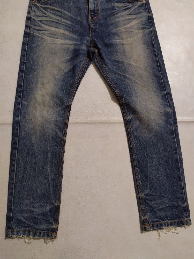 Japanese Brand 🔥Slack Smiley Design Denim Jeans Pants Size US 34 / EU 50 - 7 Thumbnail