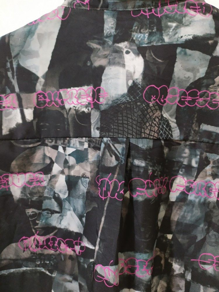 Japanese Brand 🔥Harboiled Comics Horror Label Fullprint Shirt nice design Size US L / EU 52-54 / 3 - 6 Thumbnail