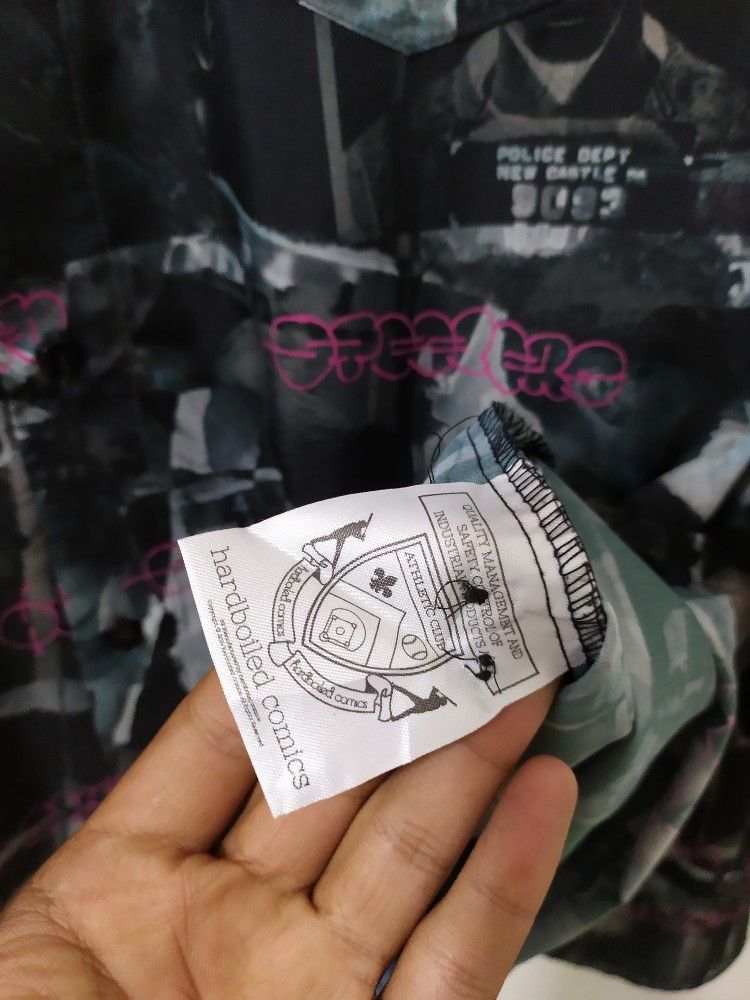 Japanese Brand 🔥Harboiled Comics Horror Label Fullprint Shirt nice design Size US L / EU 52-54 / 3 - 13 Thumbnail