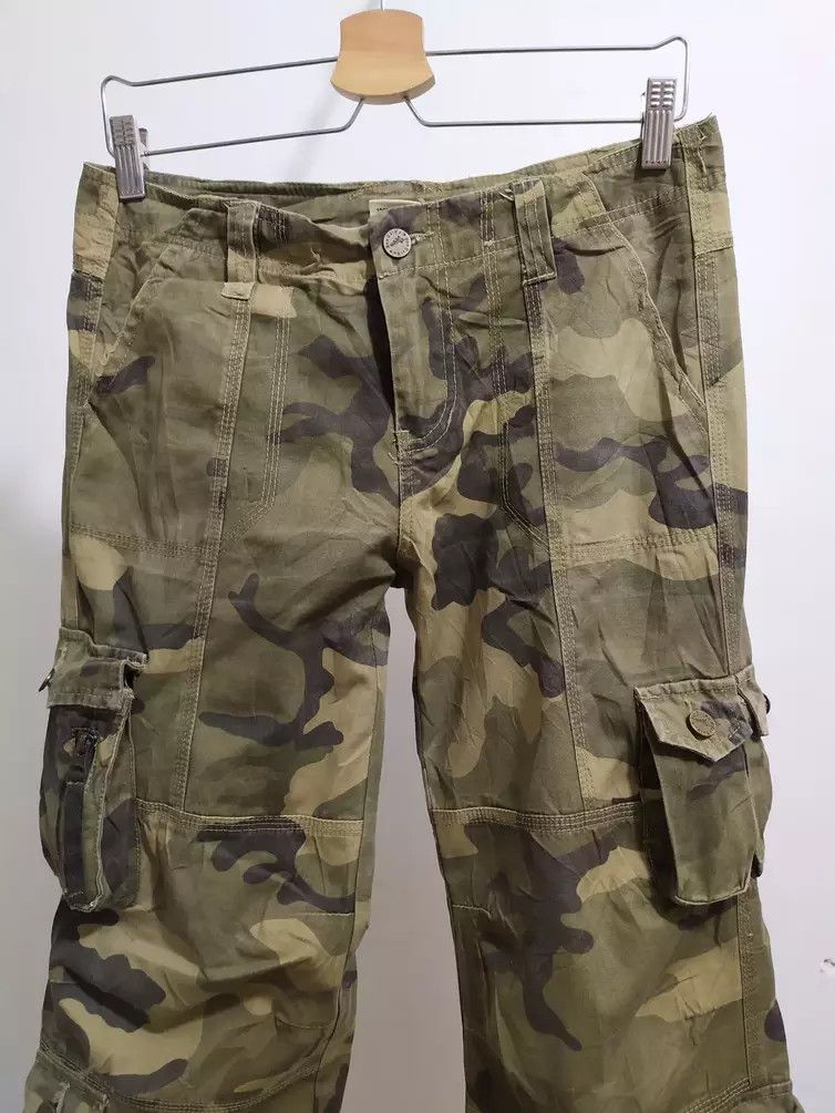 Japanese Brand 🔥JUNBEIKU Cargo Multipocket Tactical Military Camo Pants Size US 29 - 2 Thumbnail