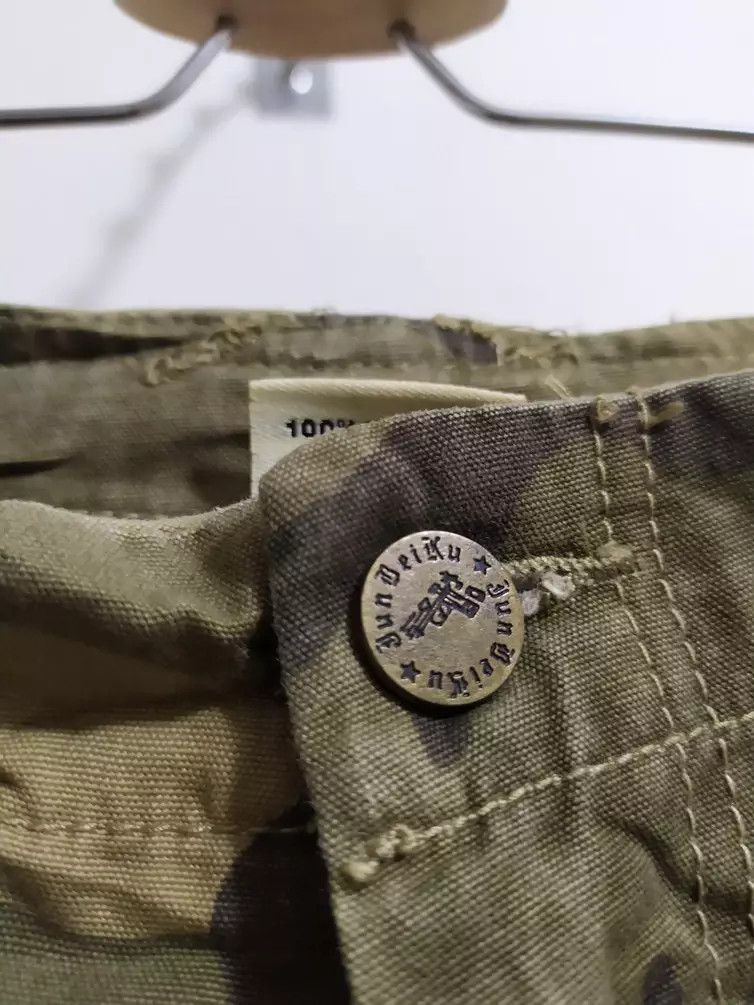 Japanese Brand 🔥JUNBEIKU Cargo Multipocket Tactical Military Camo Pants Size US 29 - 4 Thumbnail