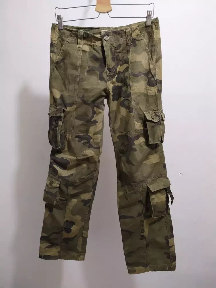 Japanese Brand 🔥JUNBEIKU Cargo Multipocket Tactical Military Camo Pants Size US 29 - 1 Thumbnail