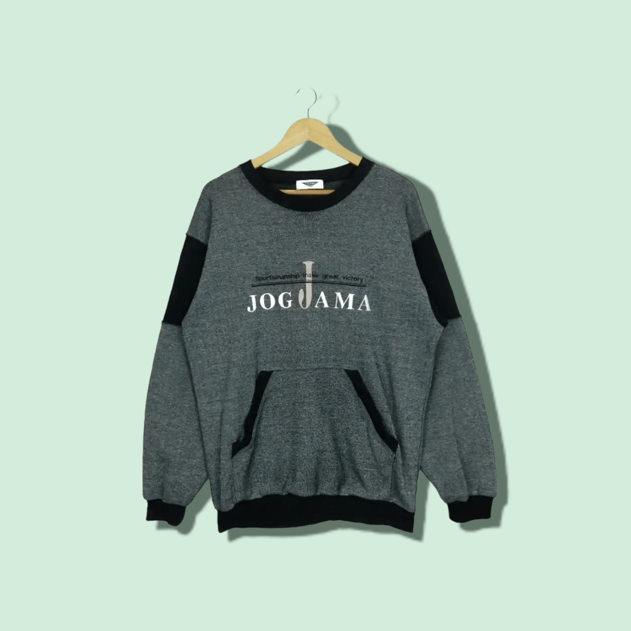 Japanese Brand Vintage 90's JOGJAMA Sport Pyjamas Big Logo Sweatshirts Size US XL / EU 56 / 4 - 1 Thumbnail