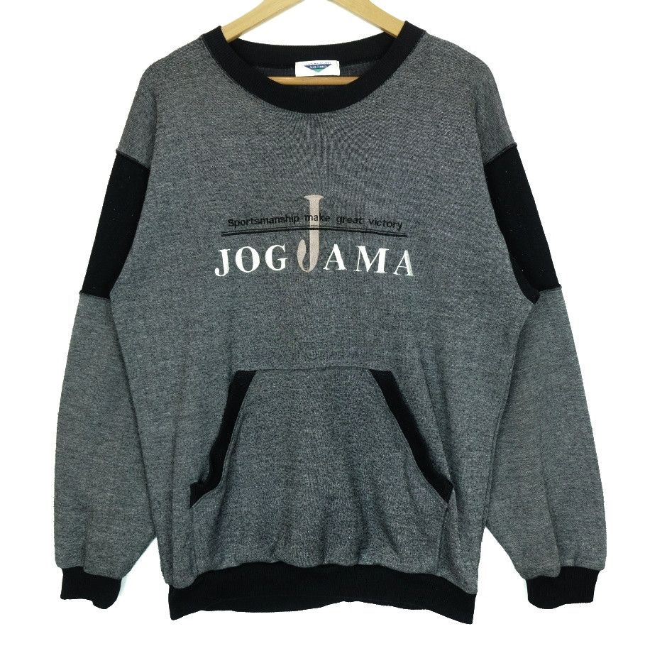 Japanese Brand Vintage 90's JOGJAMA Sport Pyjamas Big Logo Sweatshirts Size US XL / EU 56 / 4 - 2 Thumbnail