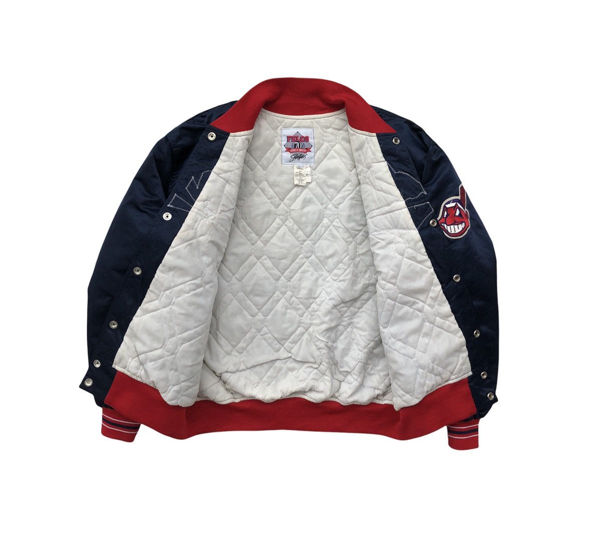 MLB Vintage Felco MLB Indiana Varsity Jacket Made In USA Size US L / EU 52-54 / 3 - 8 Thumbnail