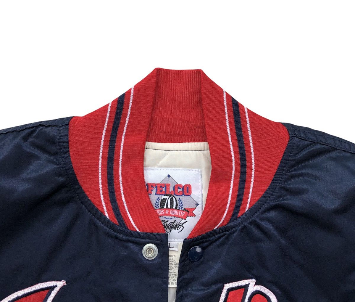 MLB Vintage Felco MLB Indiana Varsity Jacket Made In USA Size US L / EU 52-54 / 3 - 6 Thumbnail