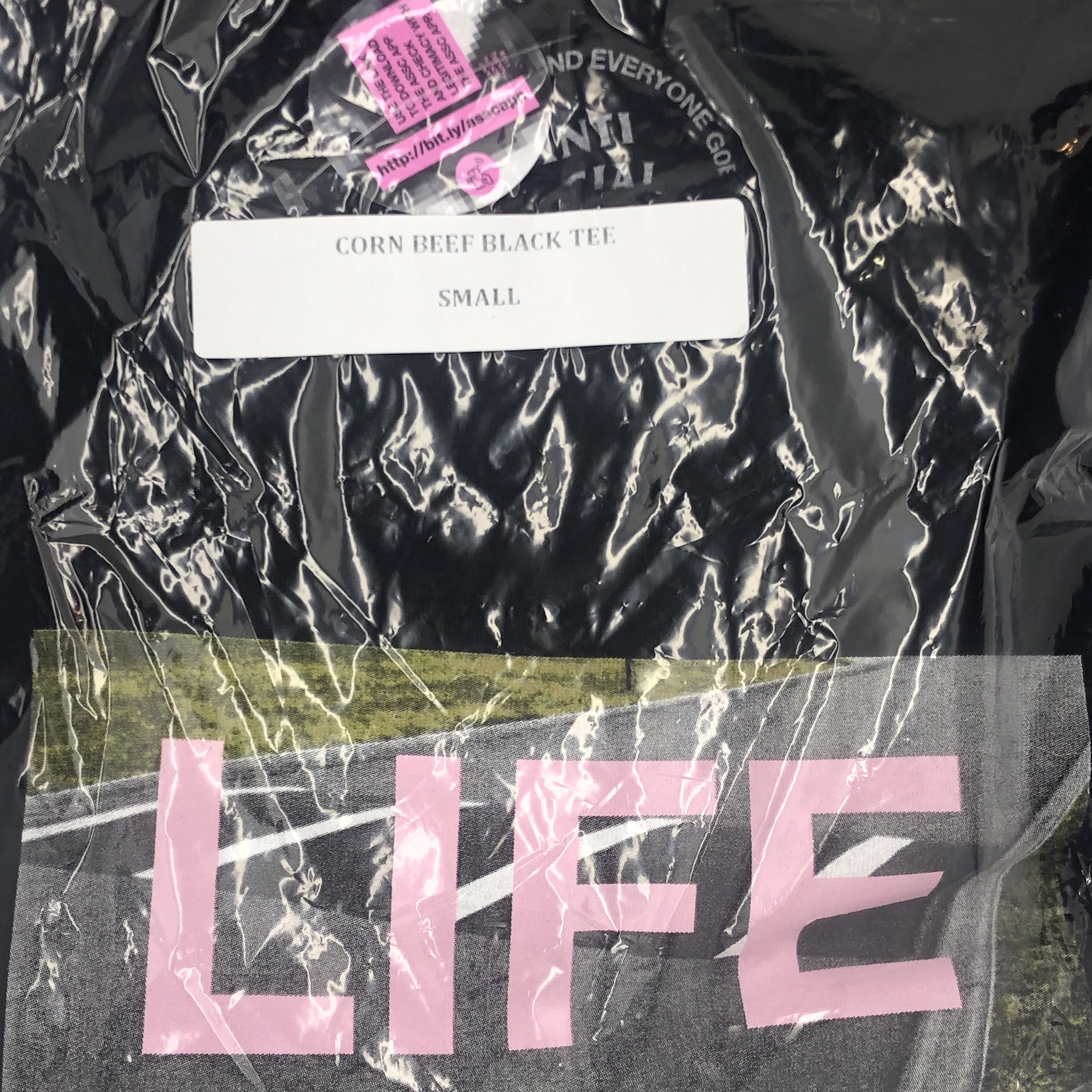 Anti Social Social Club DS RED ASSC Life CORN BEEF BLACK TEE FTP FOG BAPE KITH KAWS Size US S / EU 44-46 / 1 - 3 Thumbnail