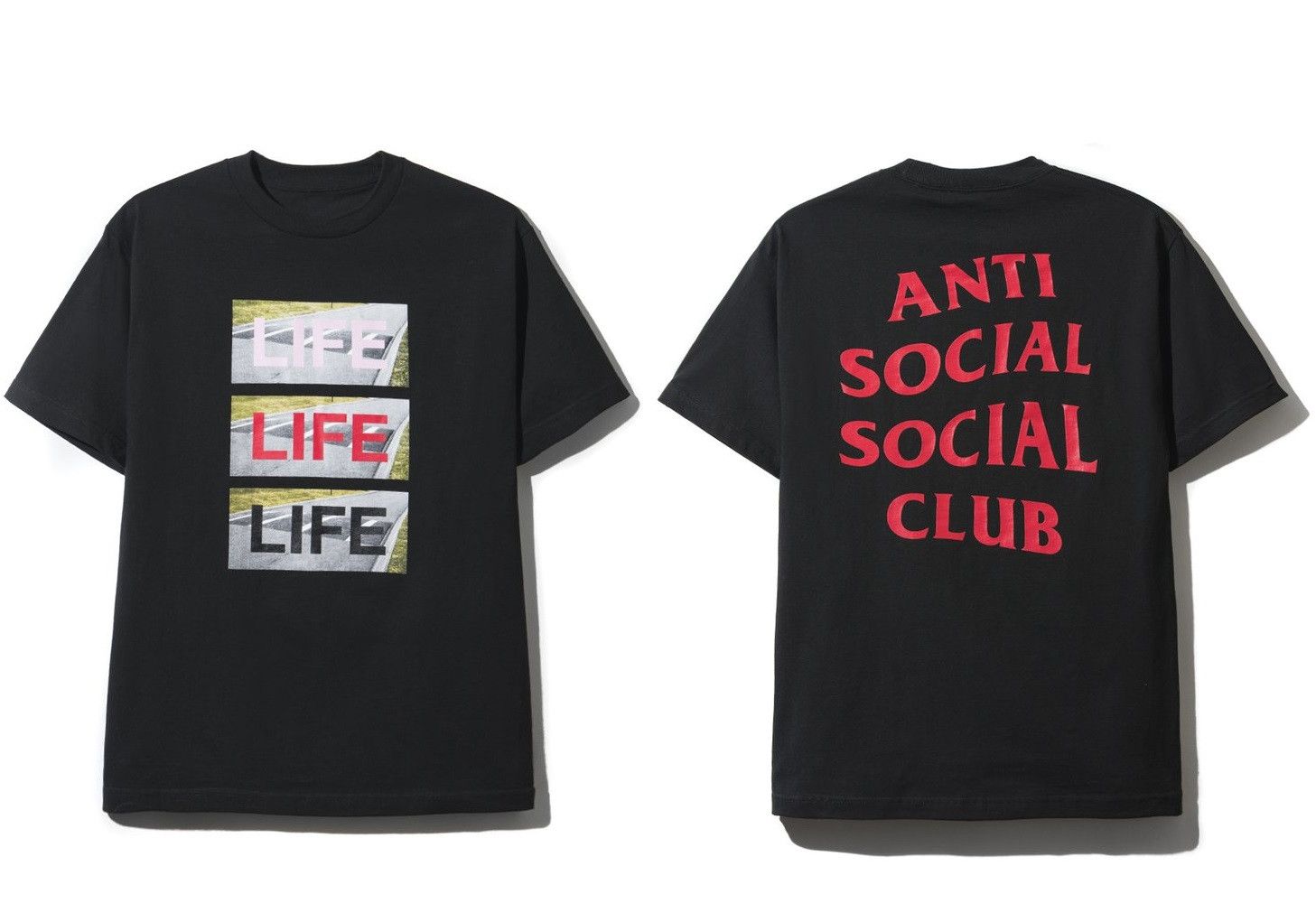 Anti Social Social Club DS RED ASSC Life CORN BEEF BLACK TEE FTP FOG BAPE KITH KAWS Size US S / EU 44-46 / 1 - 6 Thumbnail