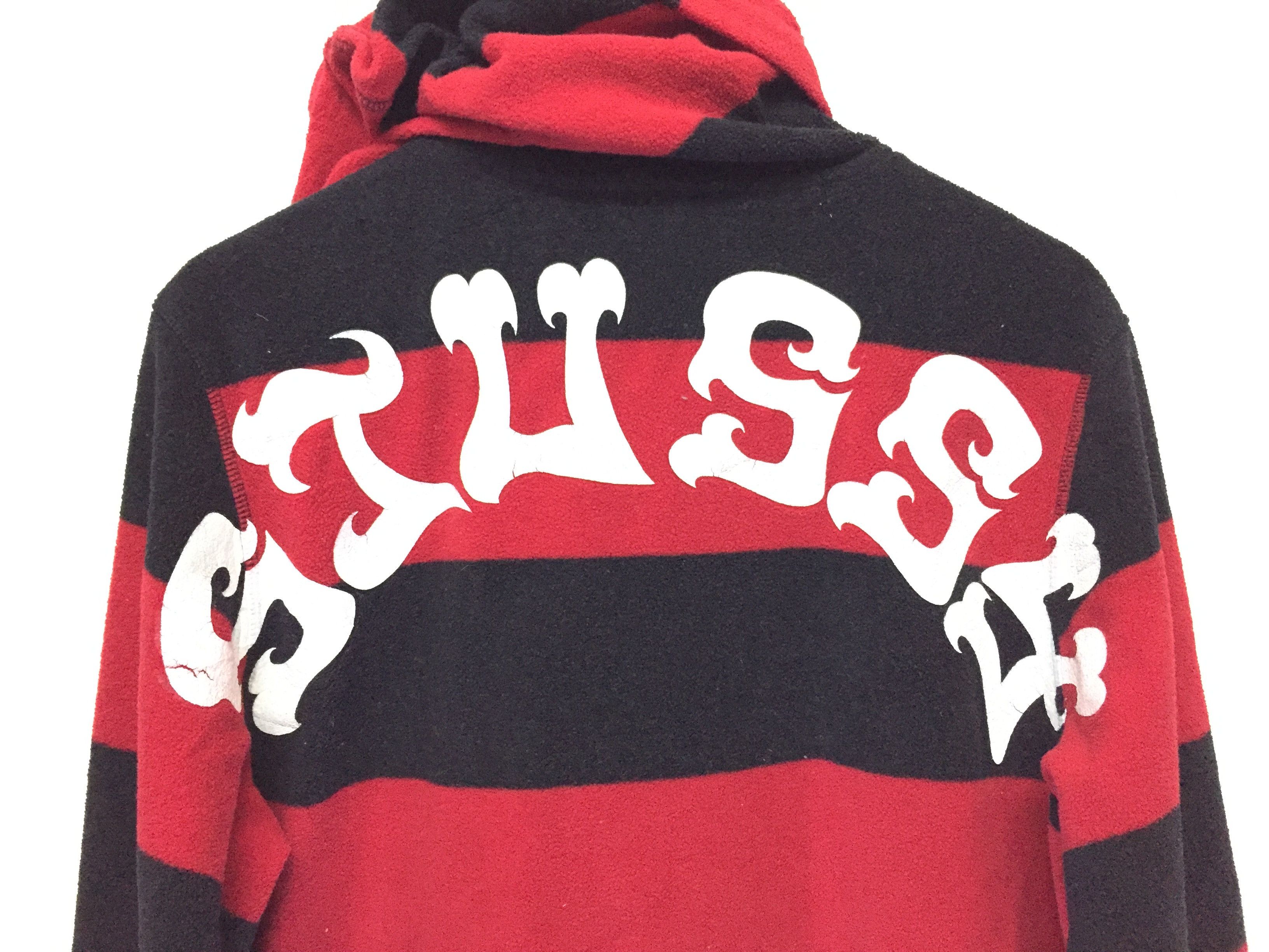 Stussy 2000s STUSSY fleece seditionaries hoodie Size US L / EU 52-54 / 3 - 3 Thumbnail