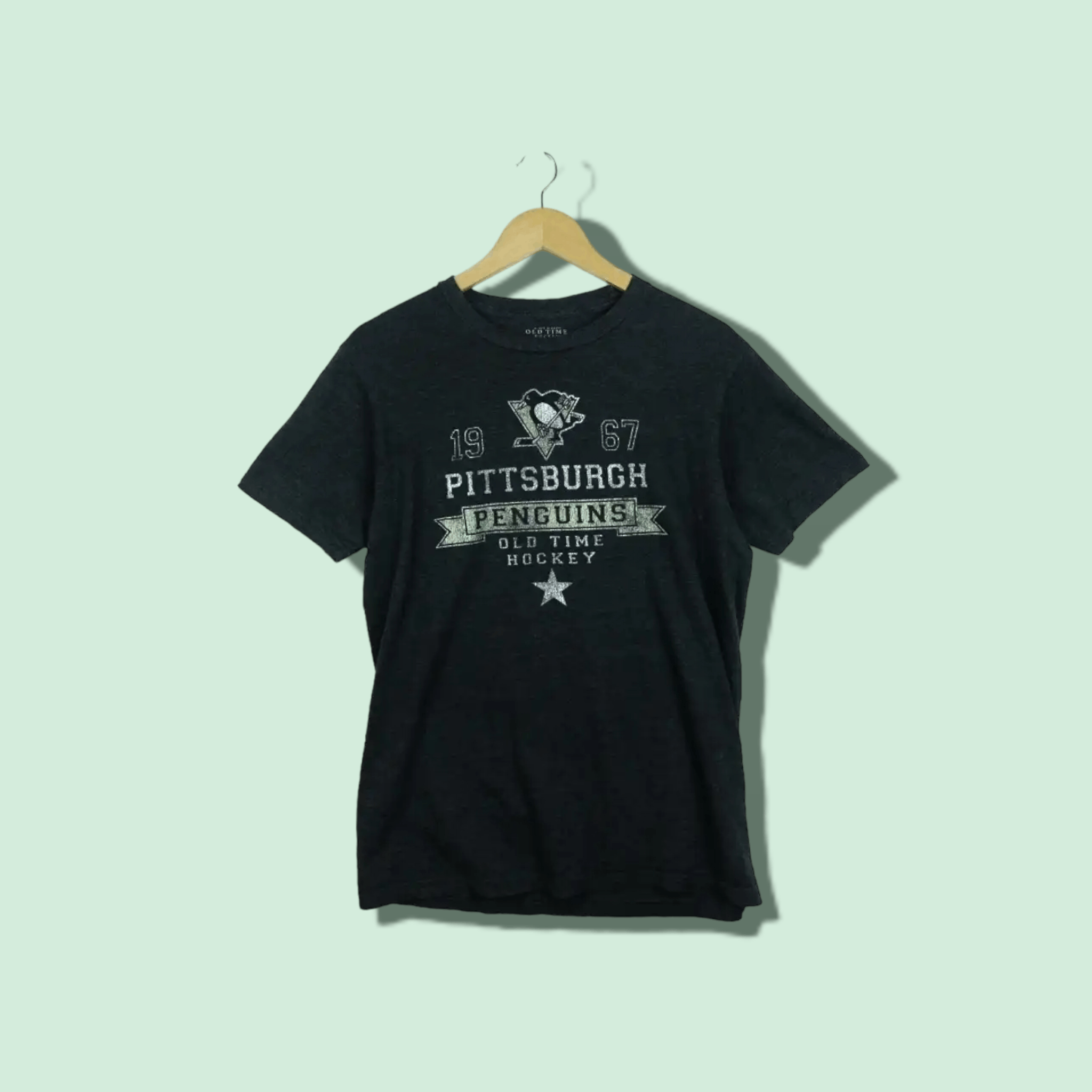NHL Vtg 2000's NHL Pittsburg Peguins Old Time Hockey Tee Shirt Size US M / EU 48-50 / 2 - 1 Thumbnail