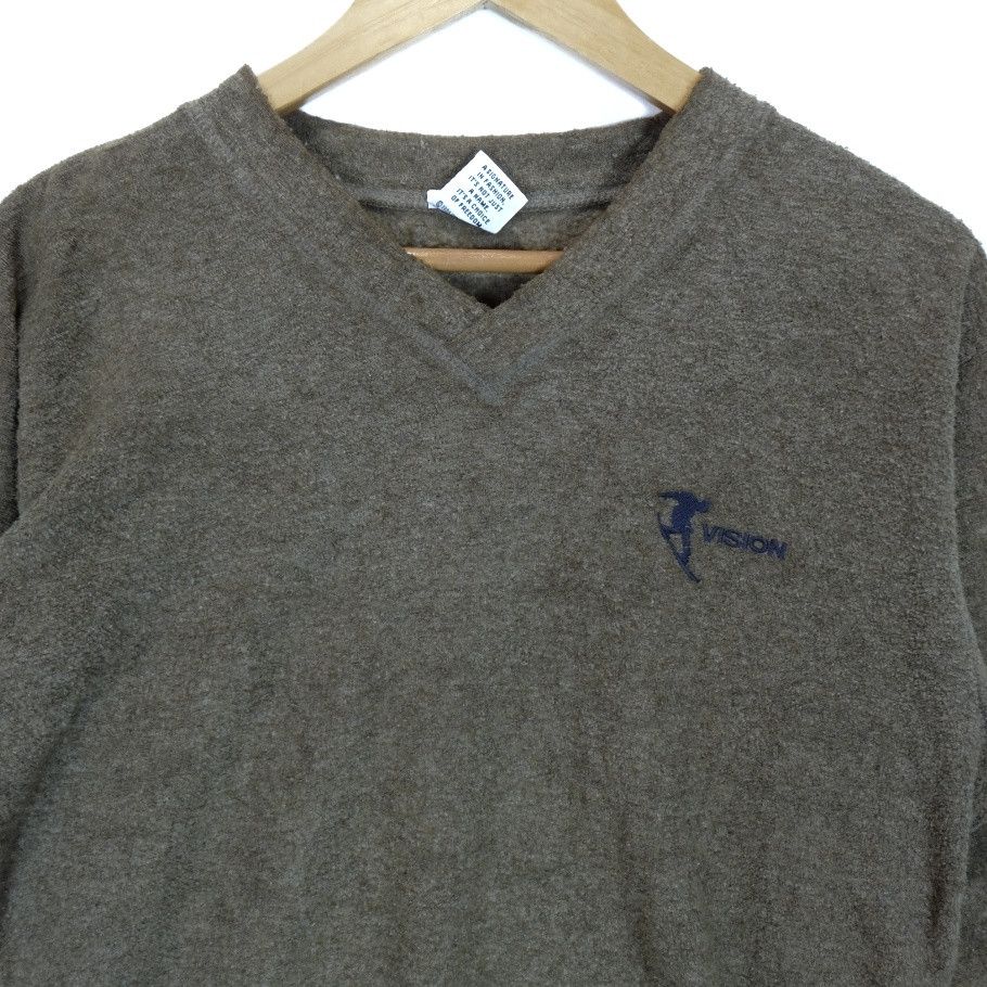 Vision Streetwear Vintage 80's 1986 VISION STREET WEAR Skateboard Sweater Size US L / EU 52-54 / 3 - 3 Thumbnail