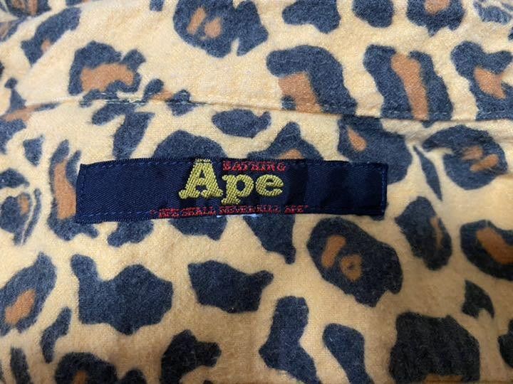 Bape BAPE 2000s Vintage Leopard Print Zip Shirt Jacket Size US M / EU 48-50 / 2 - 9 Thumbnail