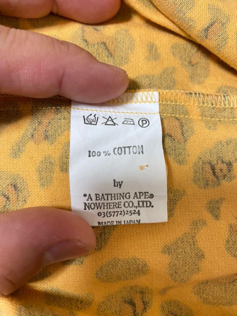 Bape BAPE 2000s Vintage Leopard Print Zip Shirt Jacket Size US M / EU 48-50 / 2 - 8 Thumbnail