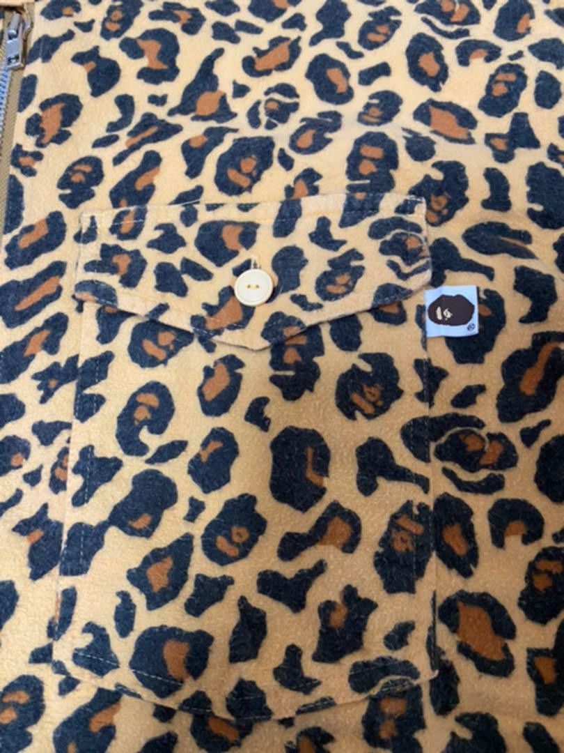 Bape BAPE 2000s Vintage Leopard Print Zip Shirt Jacket Size US M / EU 48-50 / 2 - 3 Thumbnail