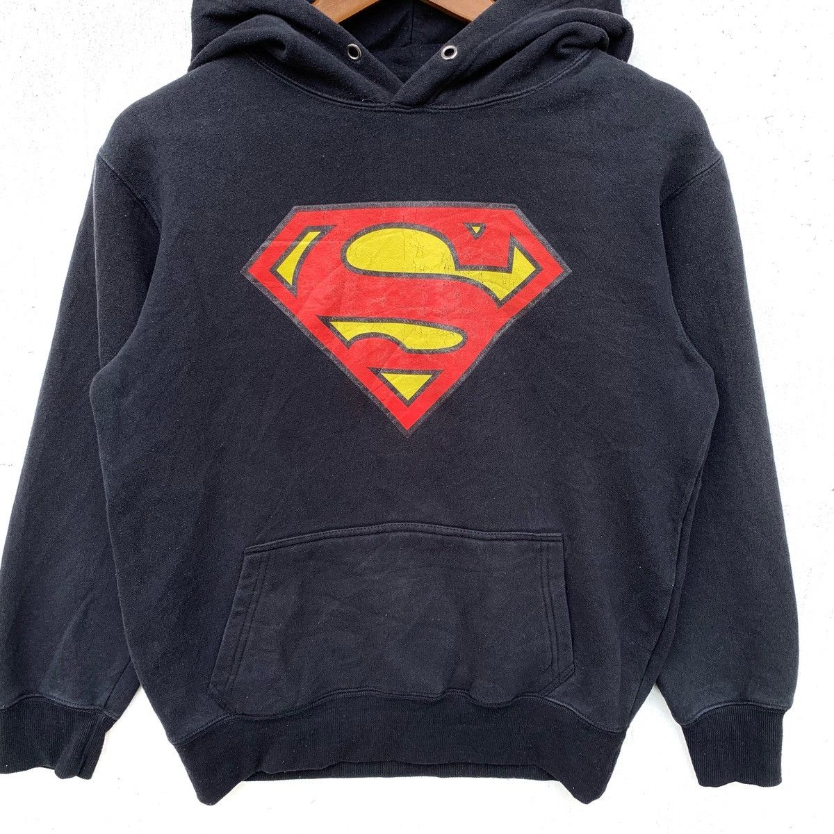 Cartoon Network × Vintage Vintage Big Logo Superman Hoodie Pullover Jumper Sweatshirt Size US M / EU 48-50 / 2 - 2 Thumbnail