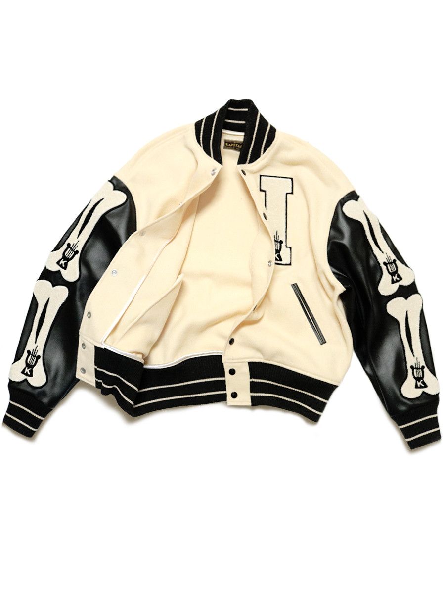 Kapital Kapital 40s Wool I-Five Varsity Jacket Size US XL / EU 56 / 4 - 3 Thumbnail