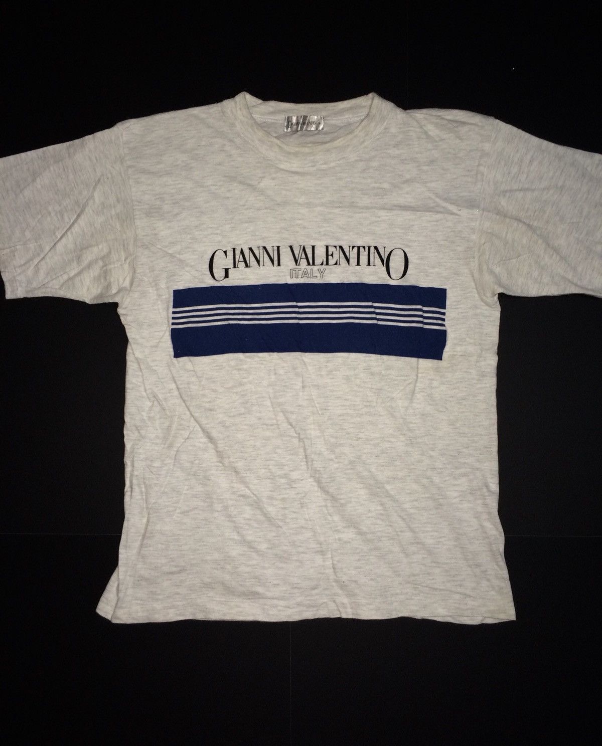 Gianni Valentino × Valentino × Vintage Vintage Gianni Valentino Big Spell Out Tshirt Size US M / EU 48-50 / 2 - 1 Thumbnail