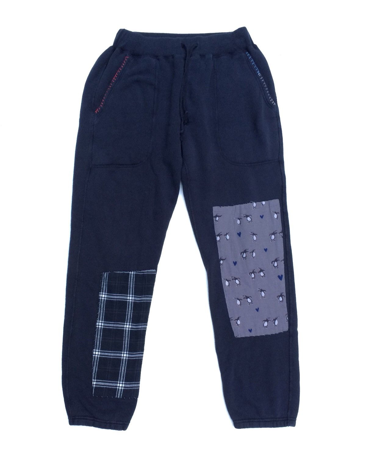 Designer × Japanese Brand Patchwork Design Bohemian Sweatpant*WAIST 30-38inch(STRETCH) Size US 31 - 1 Thumbnail
