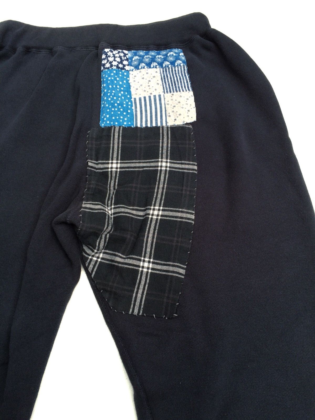 Designer × Japanese Brand Patchwork Design Bohemian Sweatpant*WAIST 30-38inch(STRETCH) Size US 31 - 6 Thumbnail