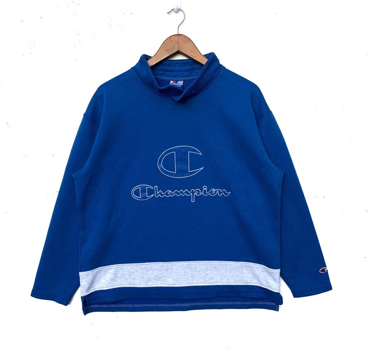 Champion × Vintage Big Logo Champion Sweatshirt Size US M / EU 48-50 / 2 - 1 Thumbnail
