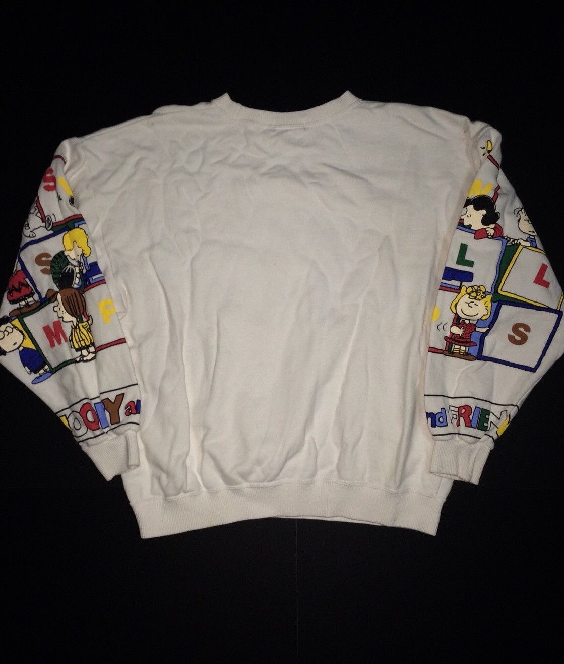 Peanuts × Vintage Peanuts Fullprint Made In Japan Crewneck Sweatshirt Size US M / EU 48-50 / 2 - 8 Thumbnail